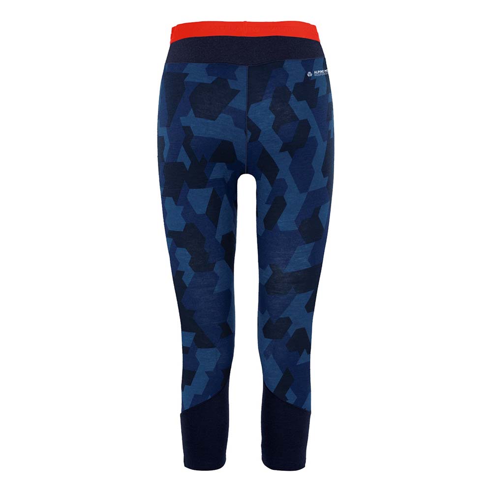 Salewa Cristallo Warm Alpine Merino Responsive 3/4 Navy Blue Women Tights