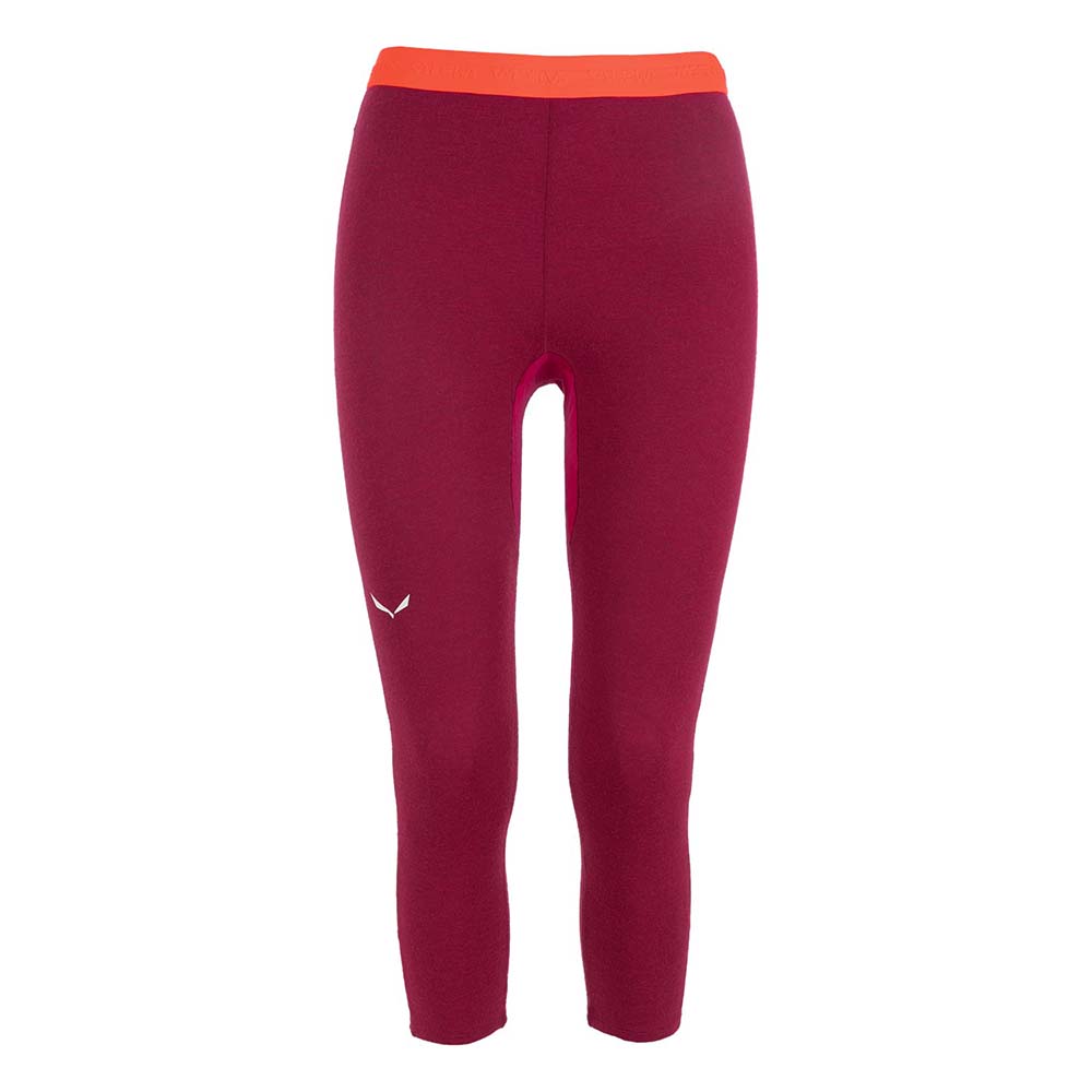 Salewa Cristallo Warm Alpine Merino Responsive 3/4 Violet/Red Women Tights