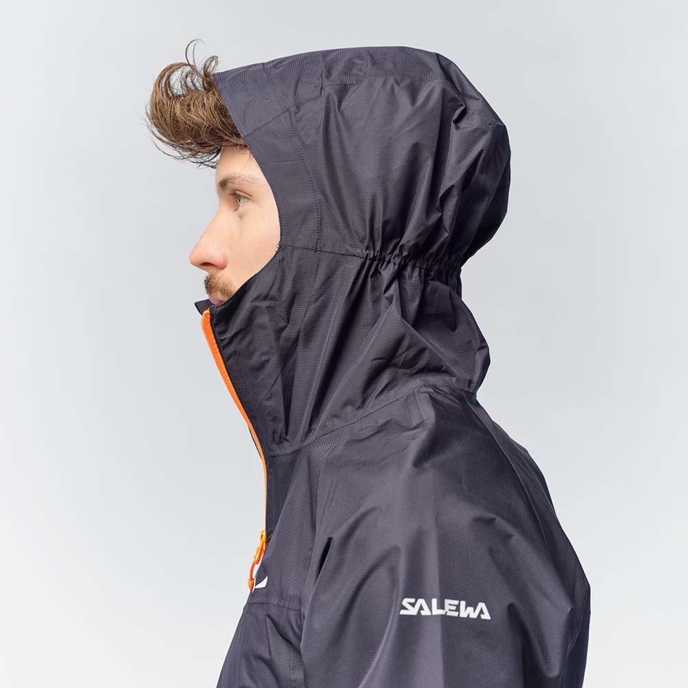Salewa Puez Aqua Powertex Hardshell Navy Blue Men Jacket