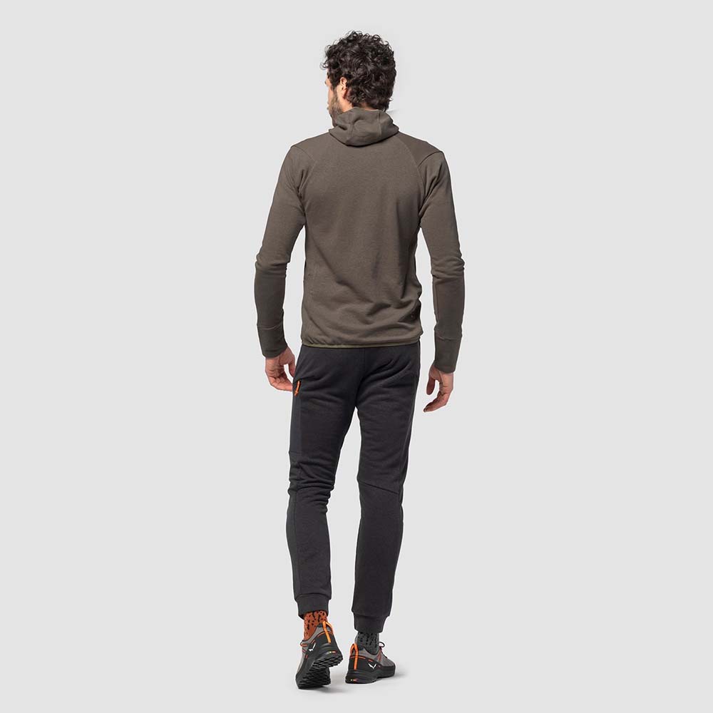 Salewa Lavaredo Hemp Brown Men Hooded Jacket