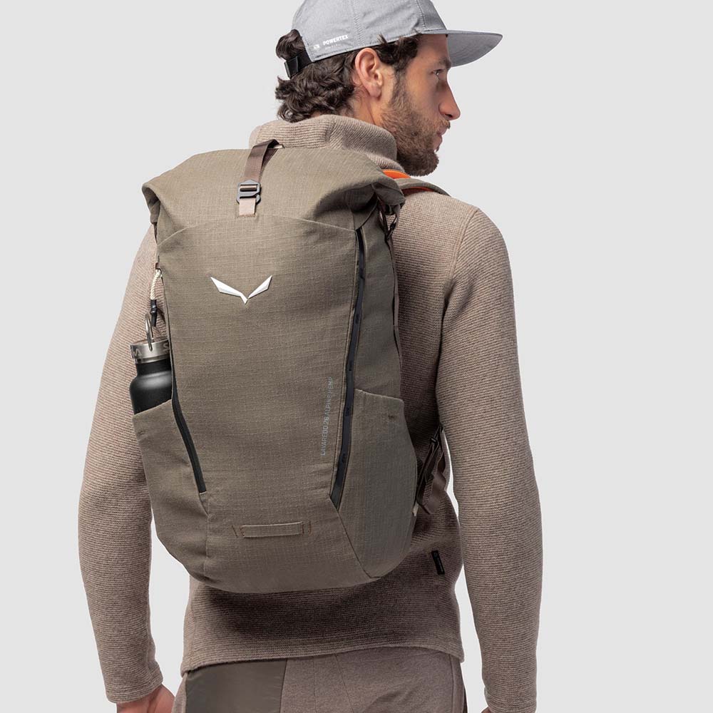 Salewa Fanes Sarner Half Zip Brown Men Hoodies