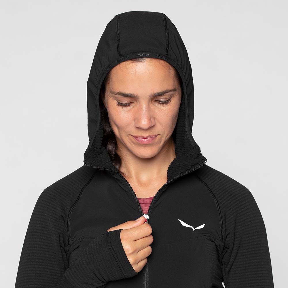 Salewa Rolle Polarlite Responsive Black Women Jacket