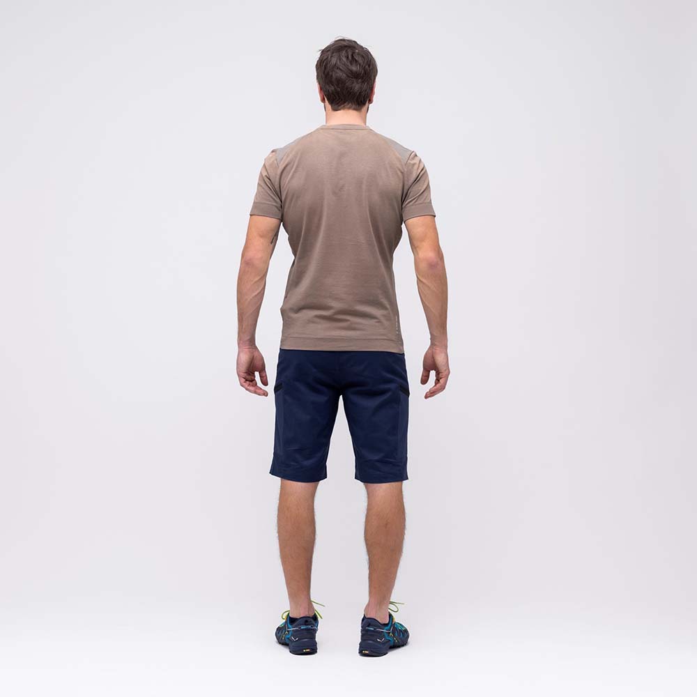 Salewa Alpine Hemp Cargo Navy Blue Men Shorts