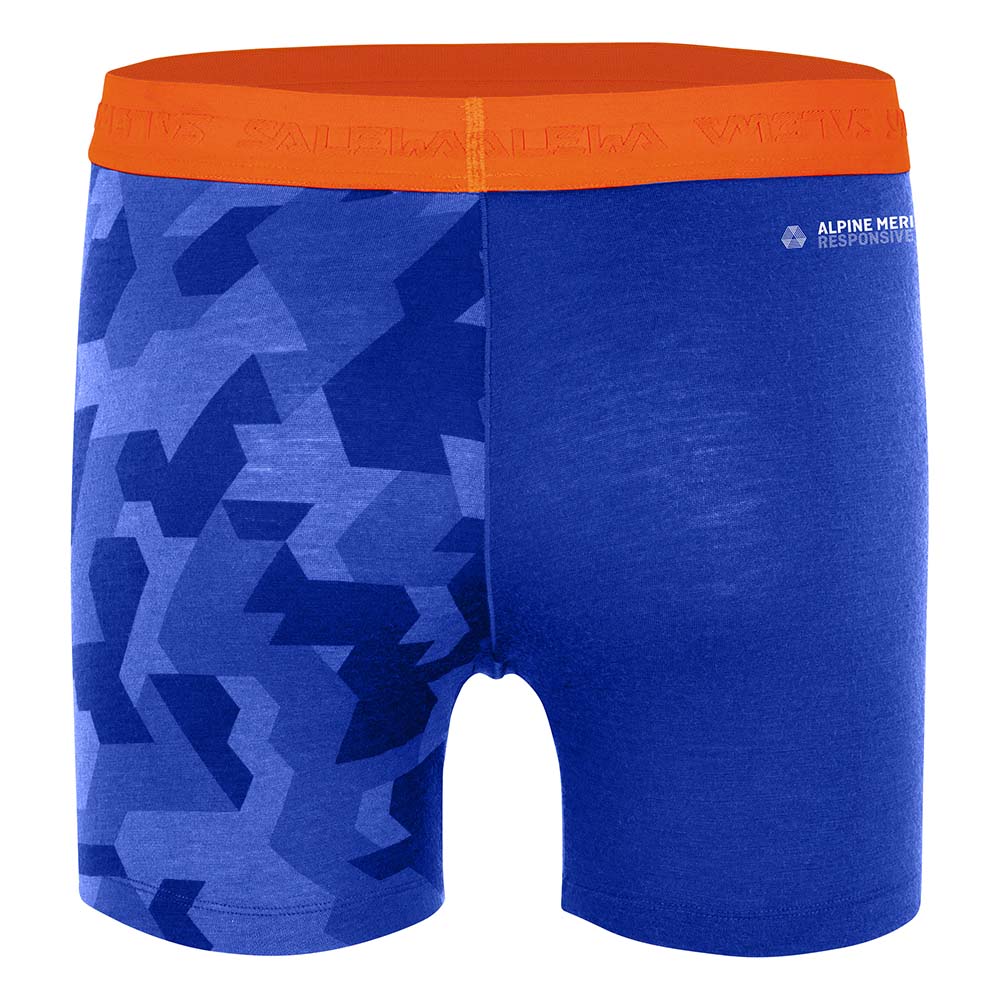 Salewa Cristallo Warm Alpine Merino Responsive Blue Men Boxer