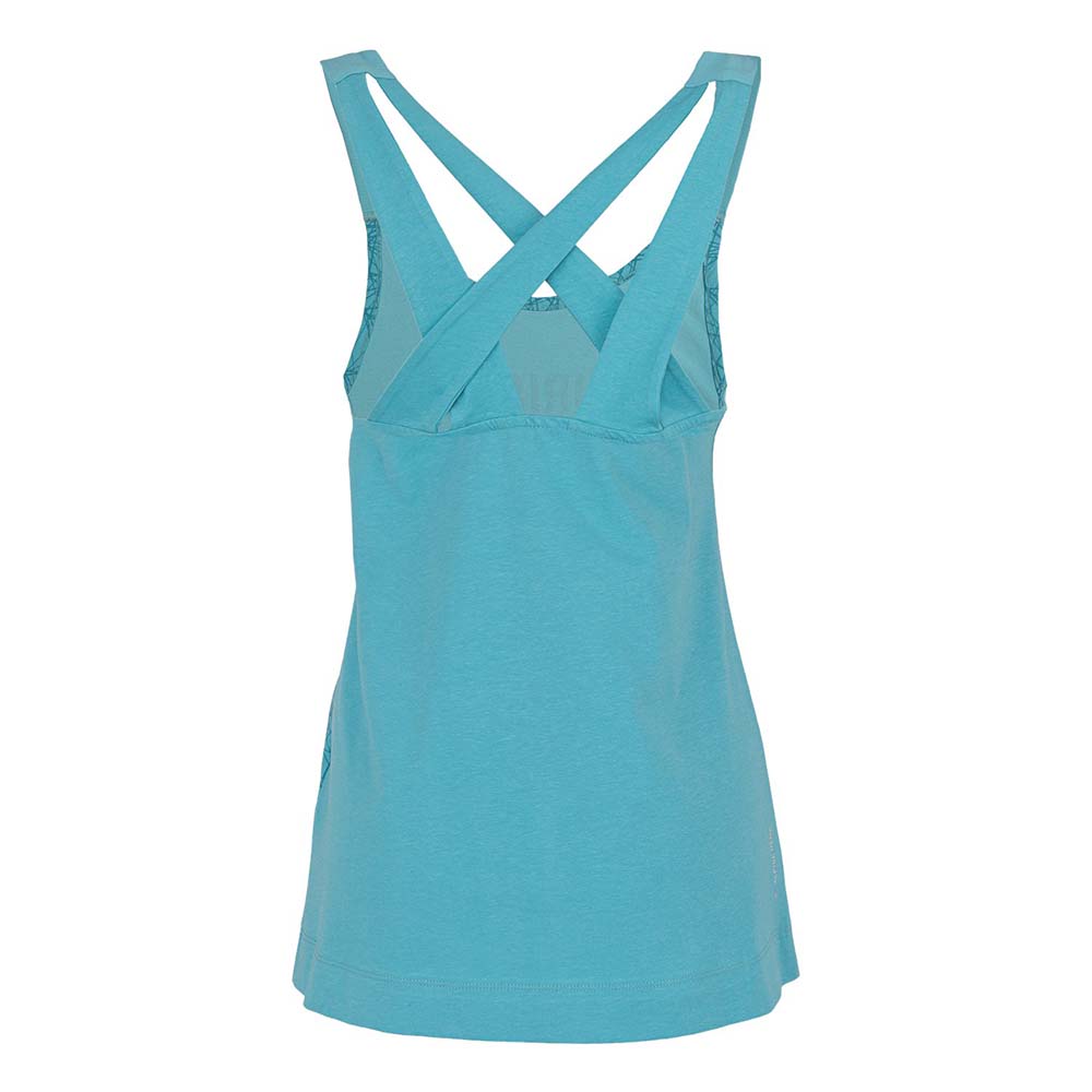 Salewa Alpine Hemp Print Maui Blue Women Tank Top