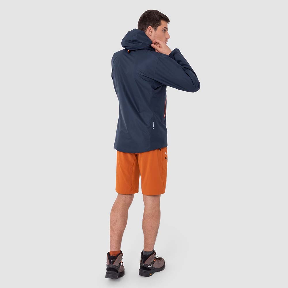 Salewa Puez Powertex 2L Navy Blue Men Jacket