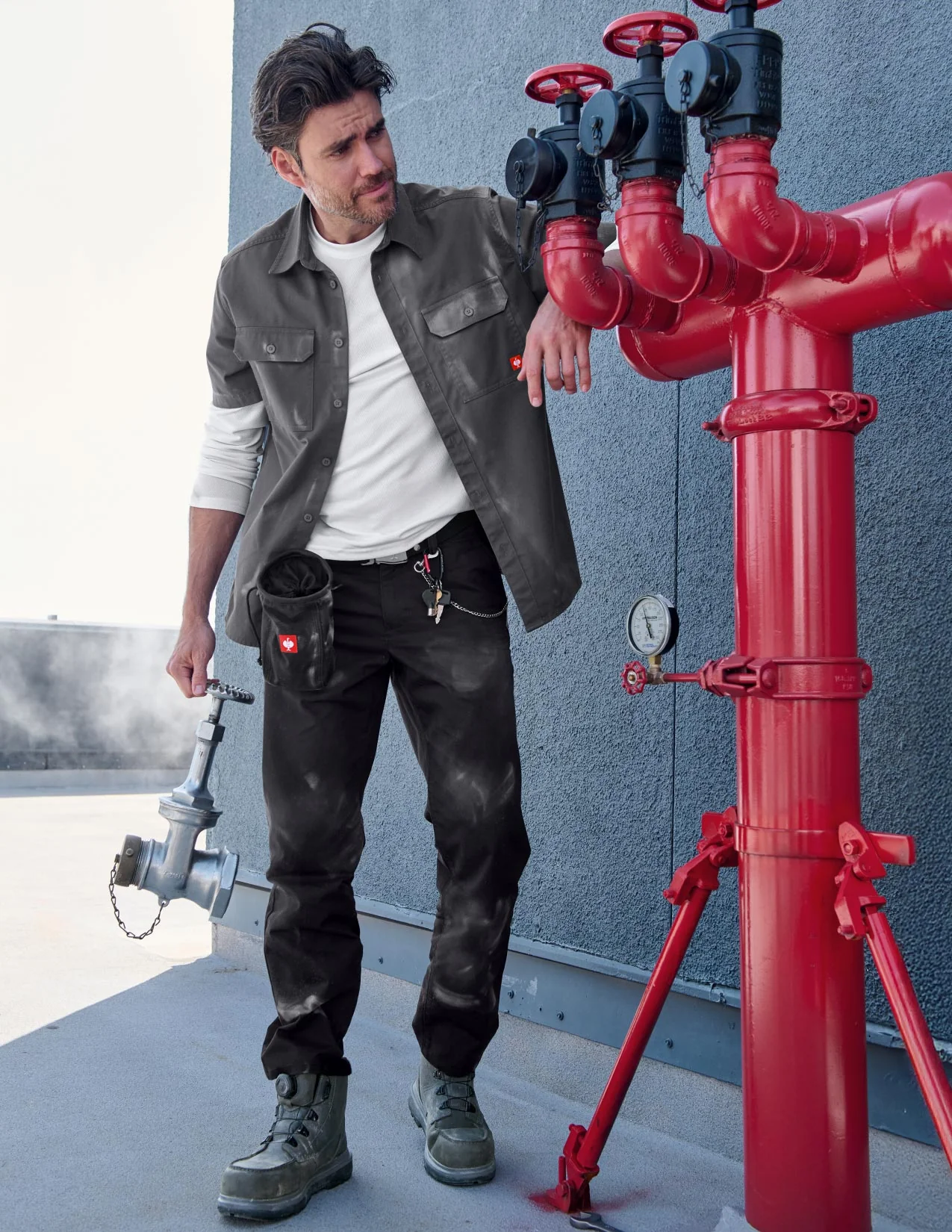 Woodside Mid Safety Toe Work Boot