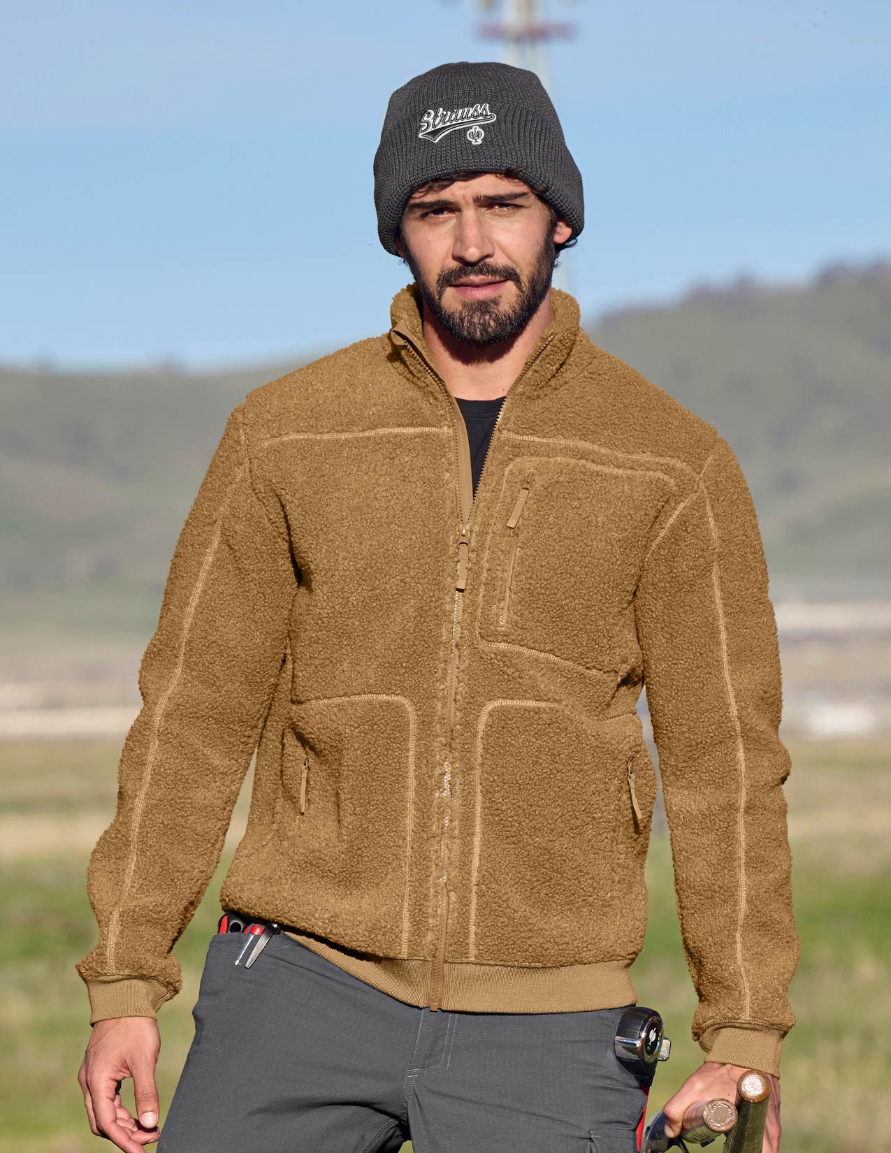 Sherpa Fleece Jacket e.s.e:pic