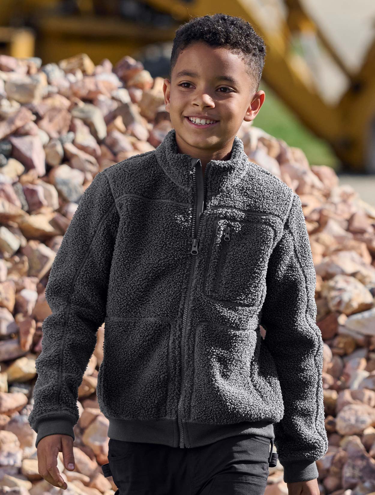 Kids Sherpa Fleece Jacket e.s.e:pic