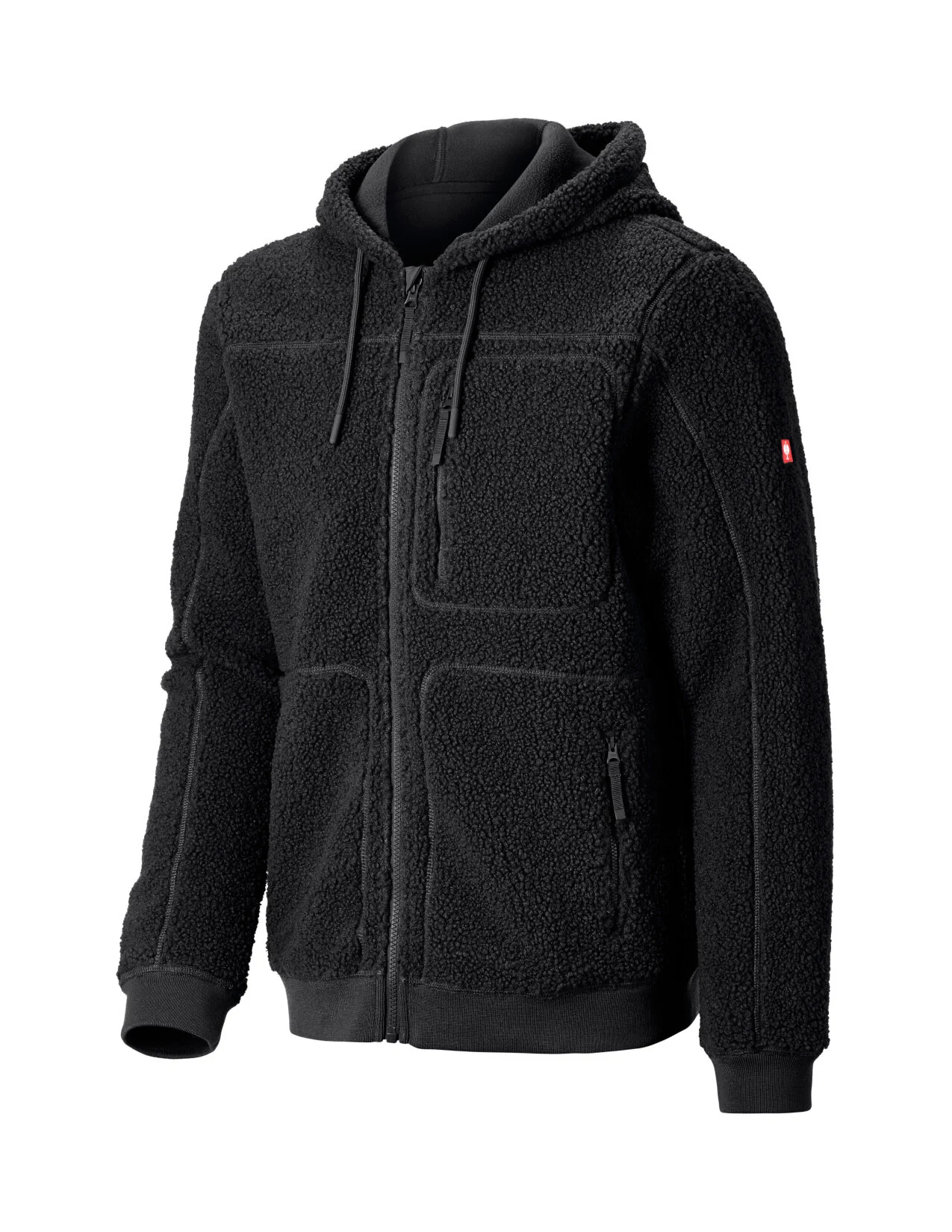 Hooded Sherpa Fleece Jacket e.s.e:pic