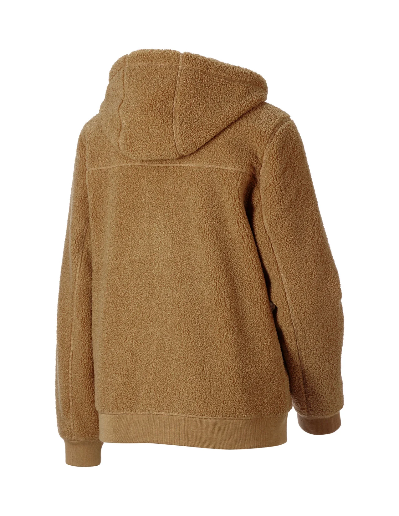 Women's Hooded Sherpa Fleece Jacket e.s.e:pic