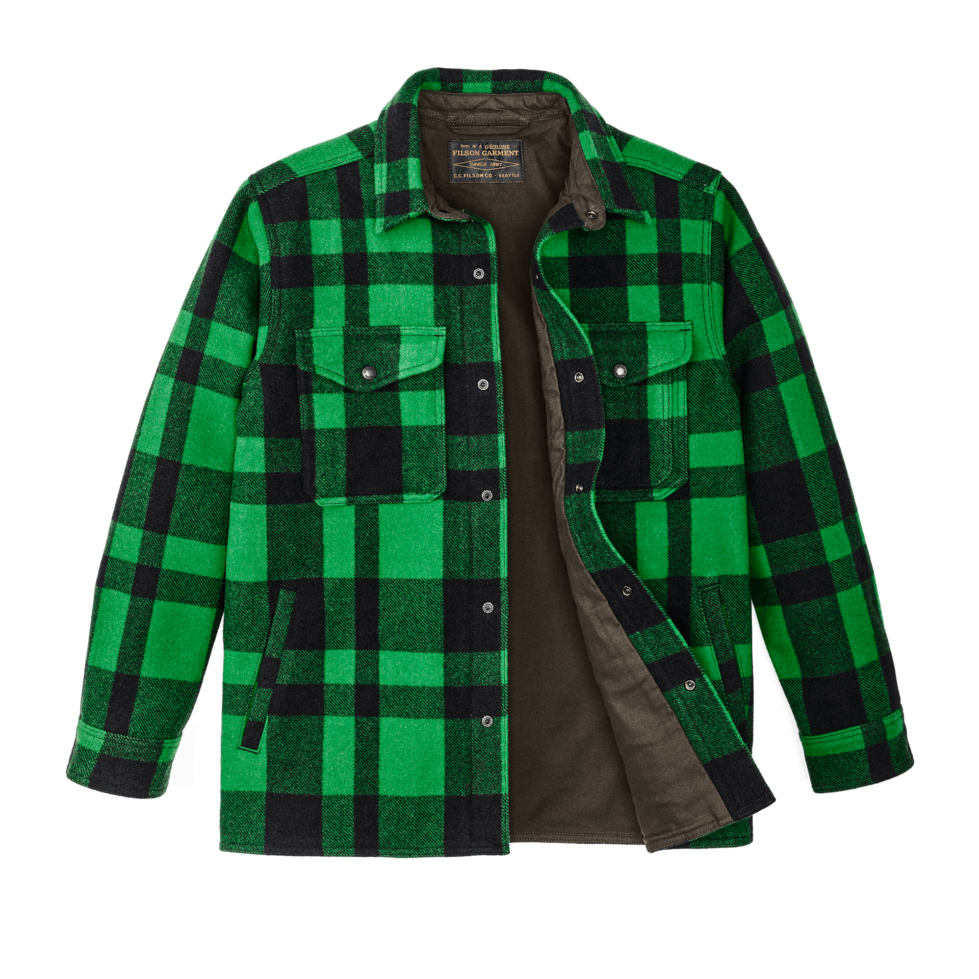 Lined Mackinaw Wool Jac-shirt