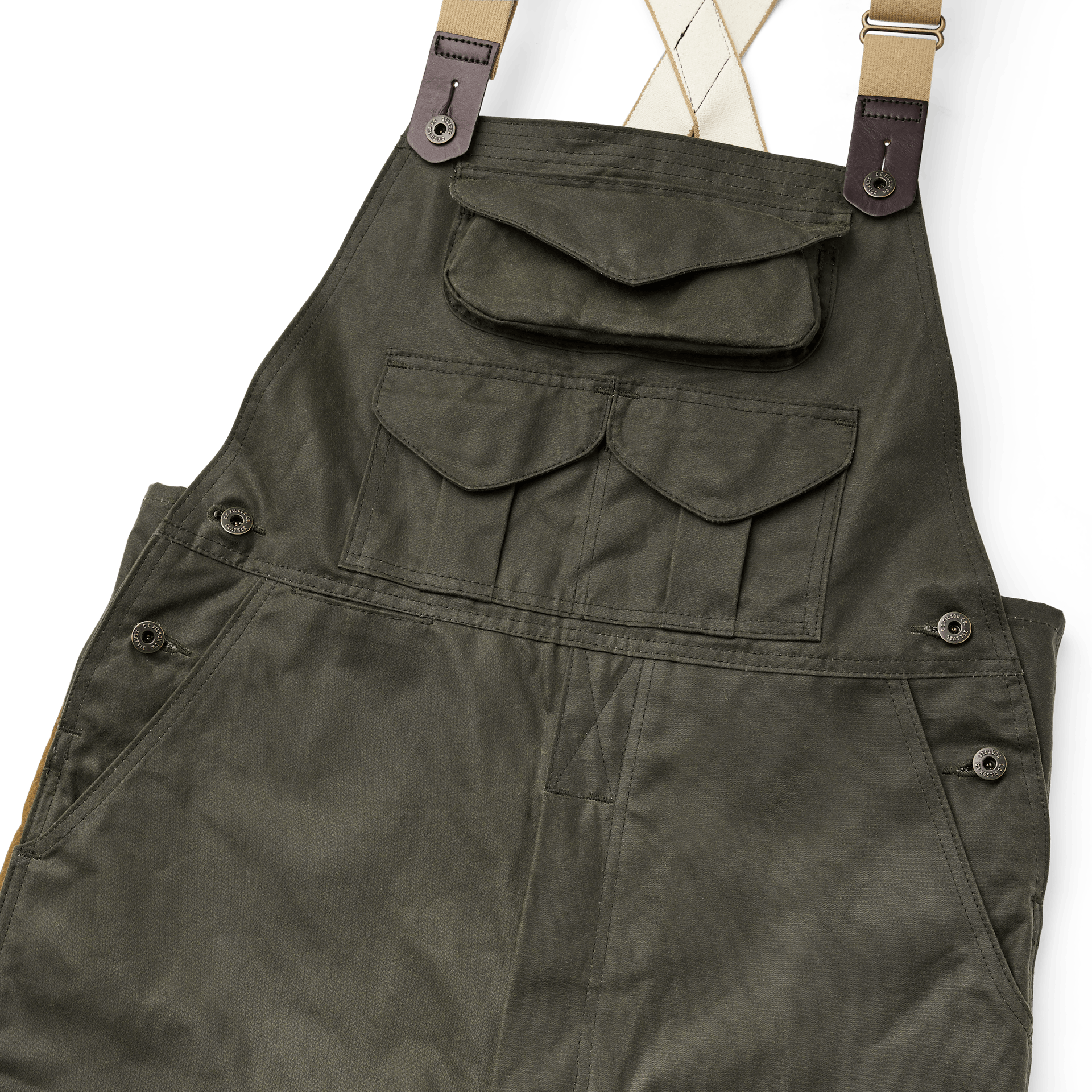 Double Hunting Bibs W/Zipper