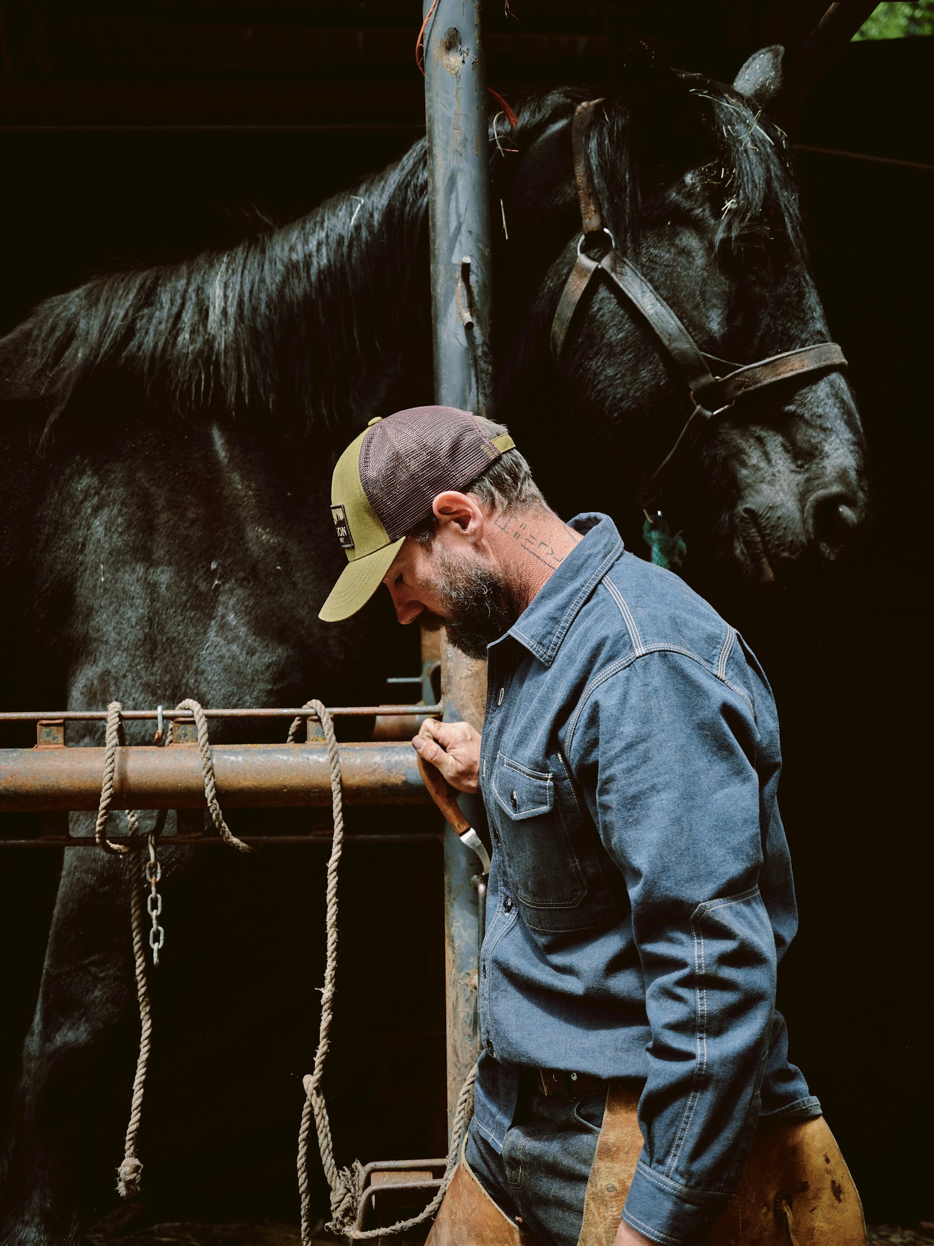 DENIM WORK SHIRT