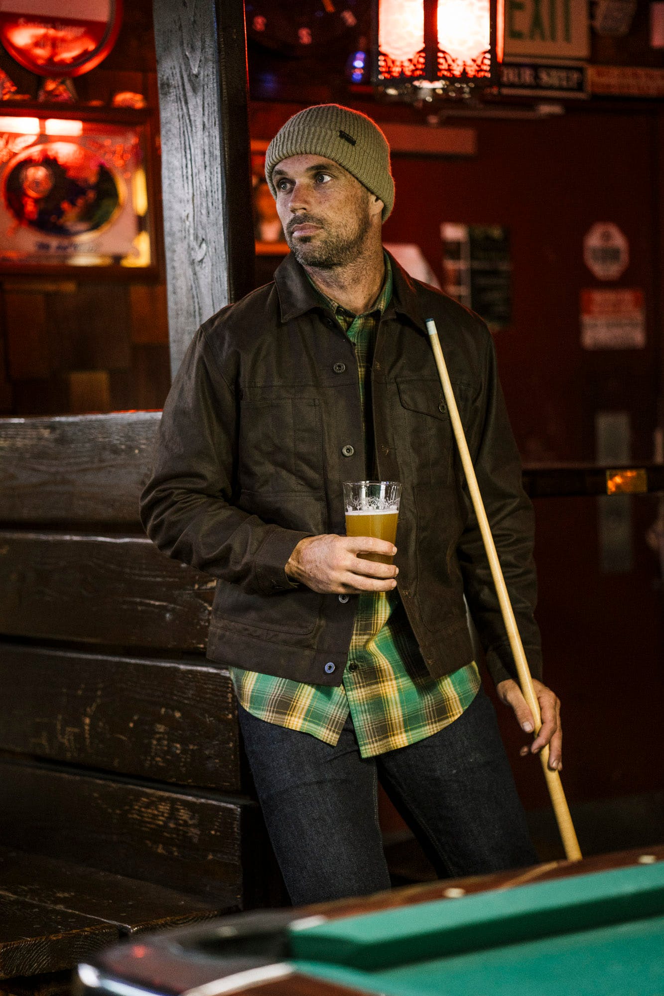 Tin Cloth Short Lined Cruiser Jacket