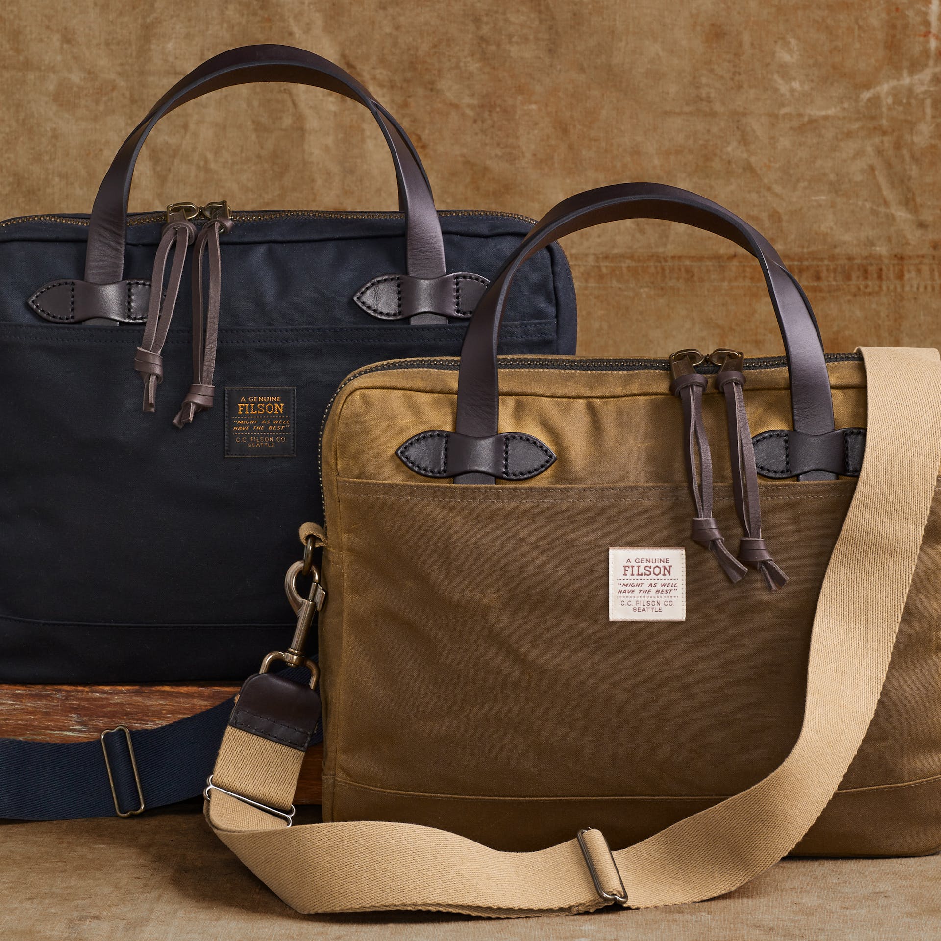 Tin Cloth Compact Briefcase