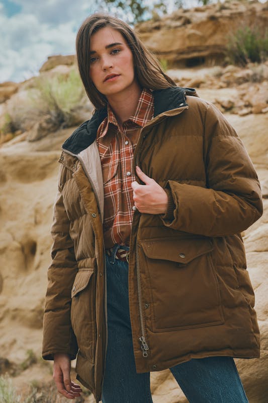 Women's Waxed Down Parka