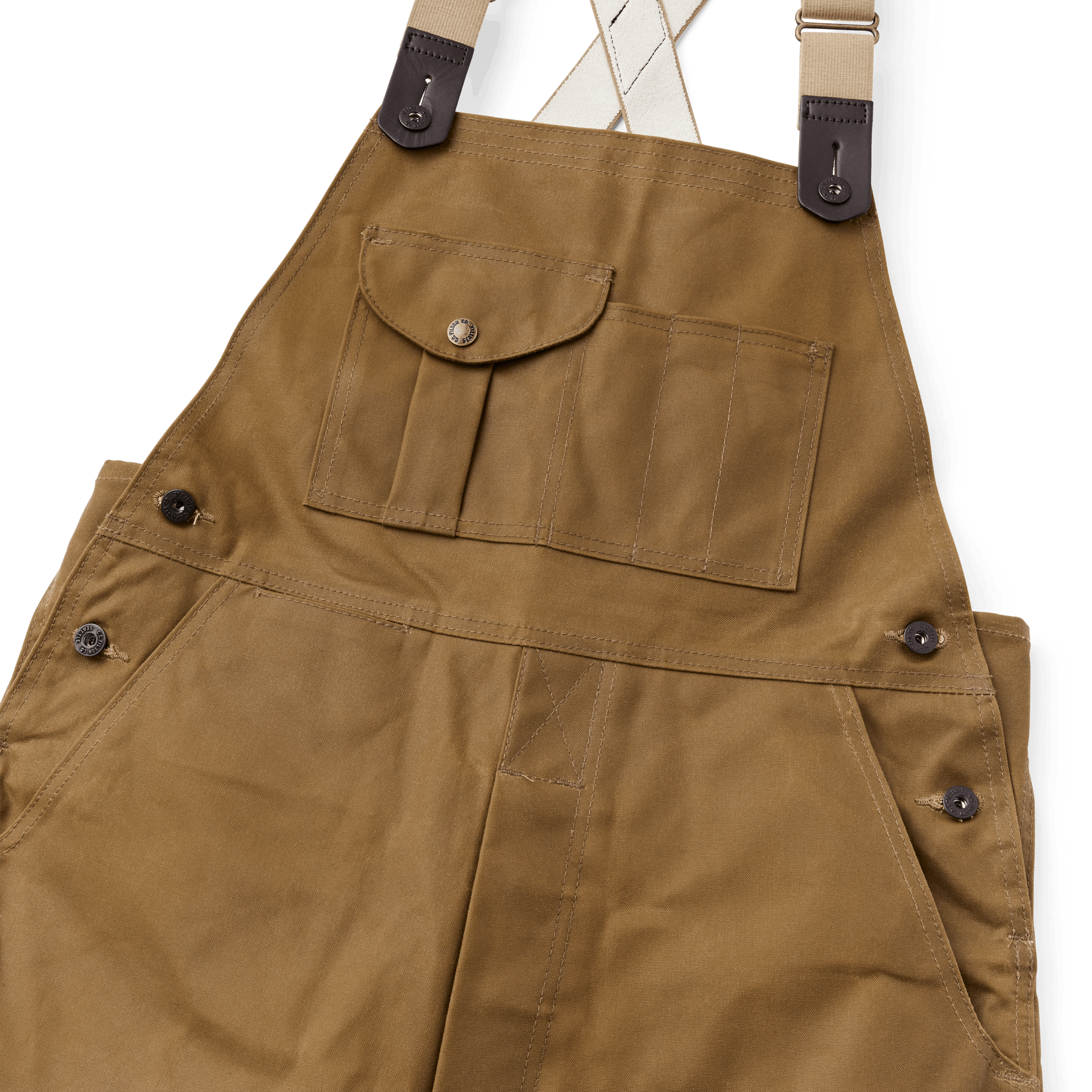 Oil Finish Double Tin Cloth Bibs