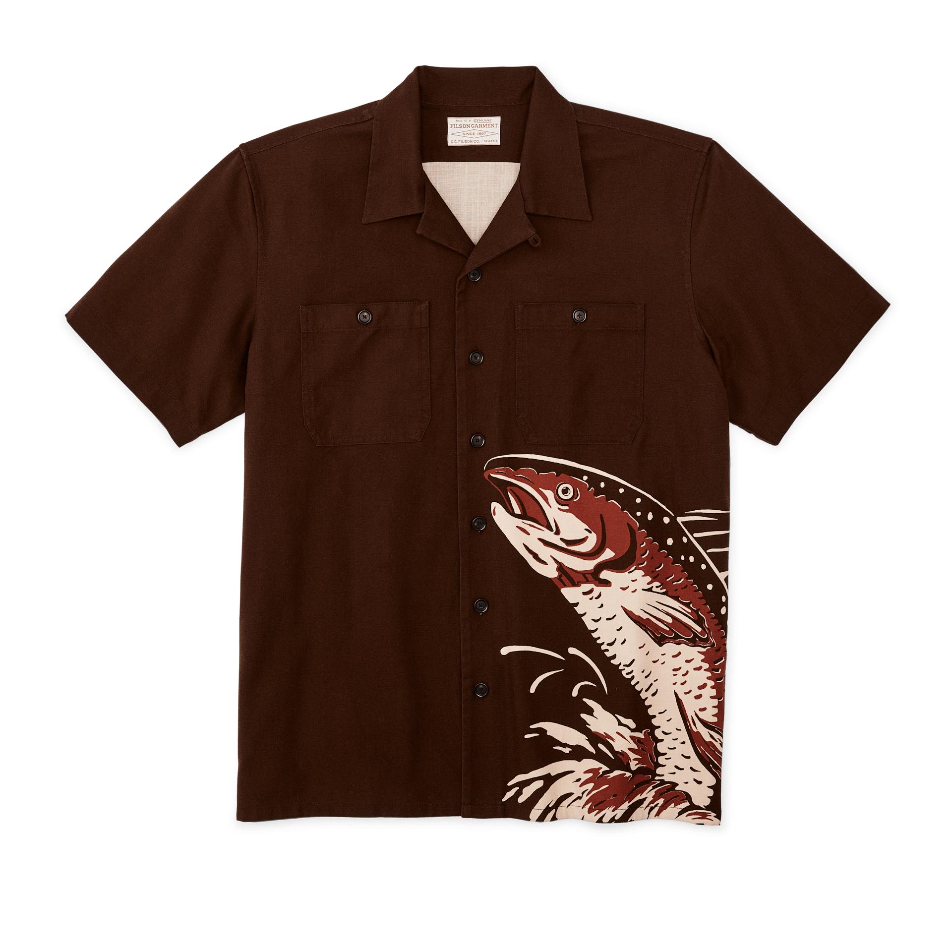 Rustic Short Sleeve Camp Shirt