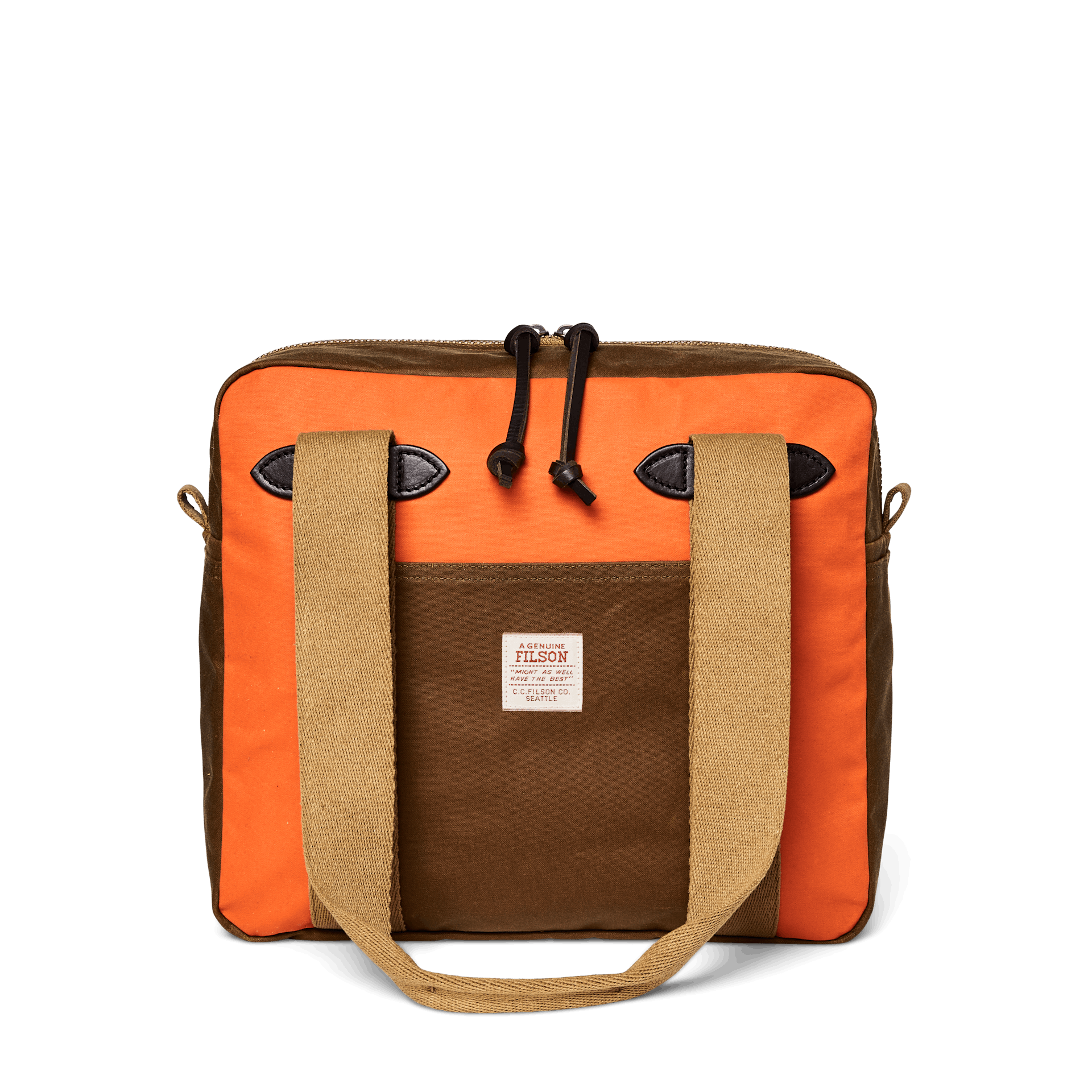 Tin Cloth Zipper Tote Bag