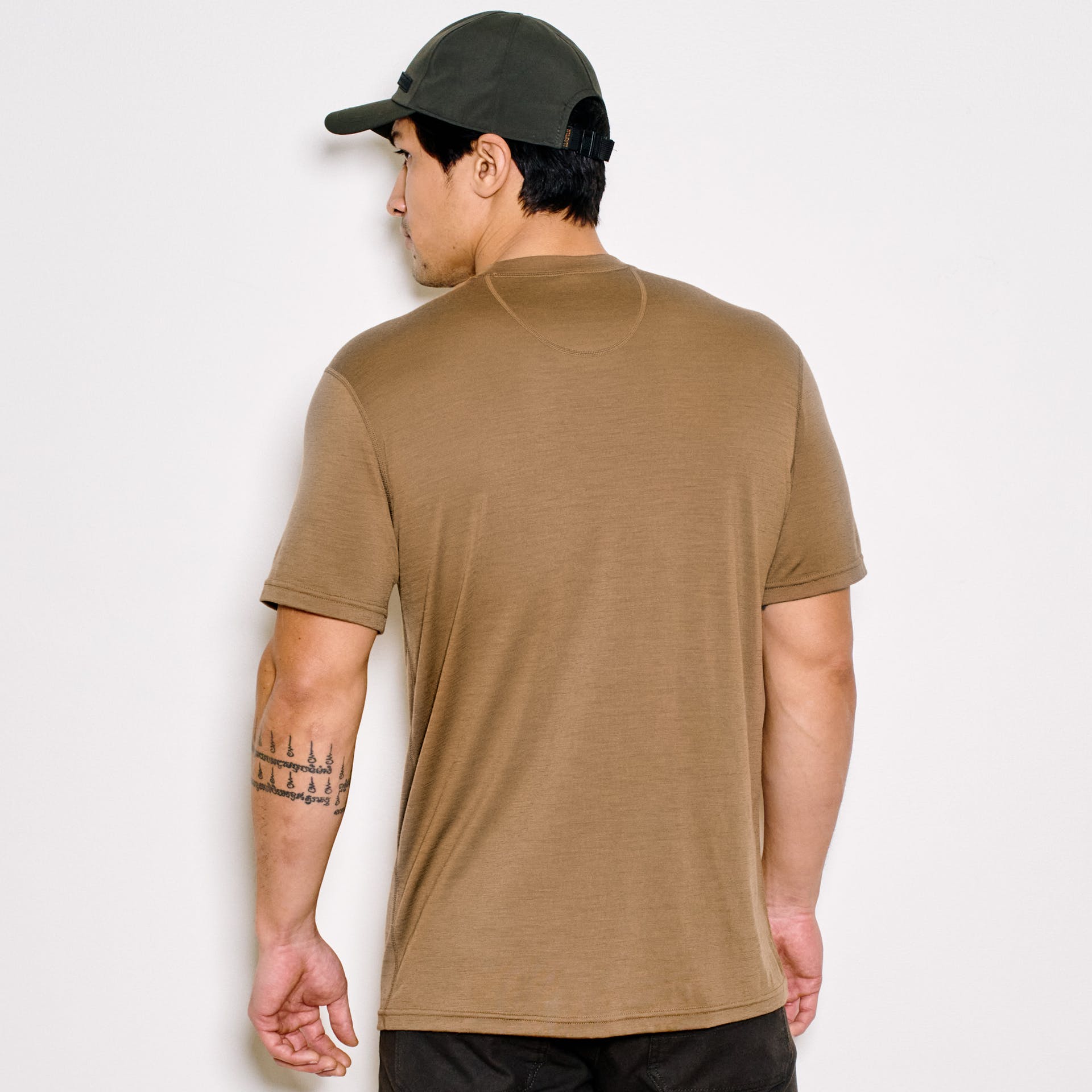 210G Merino Wool Short Sleeve Crewneck