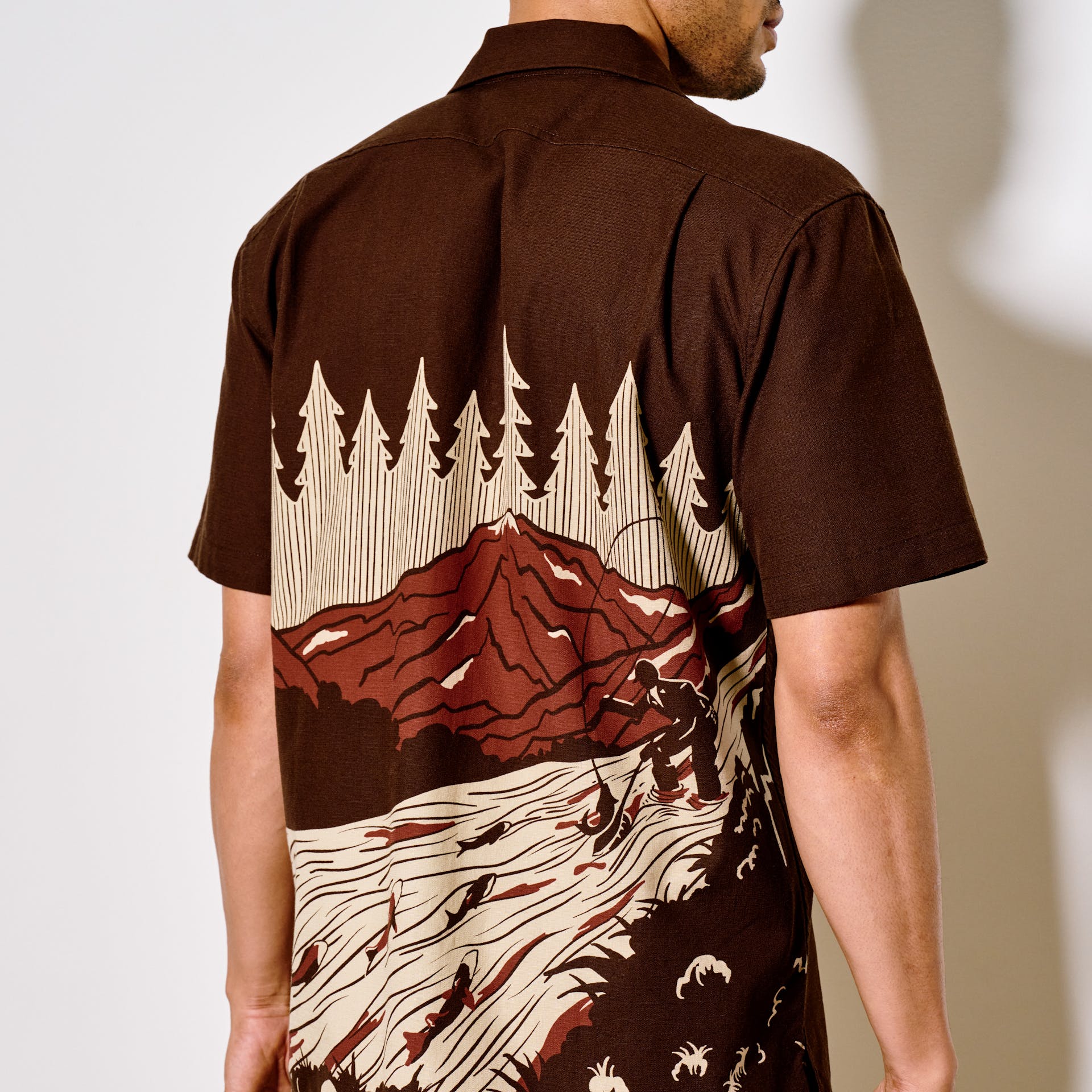 Rustic Short Sleeve Camp Shirt