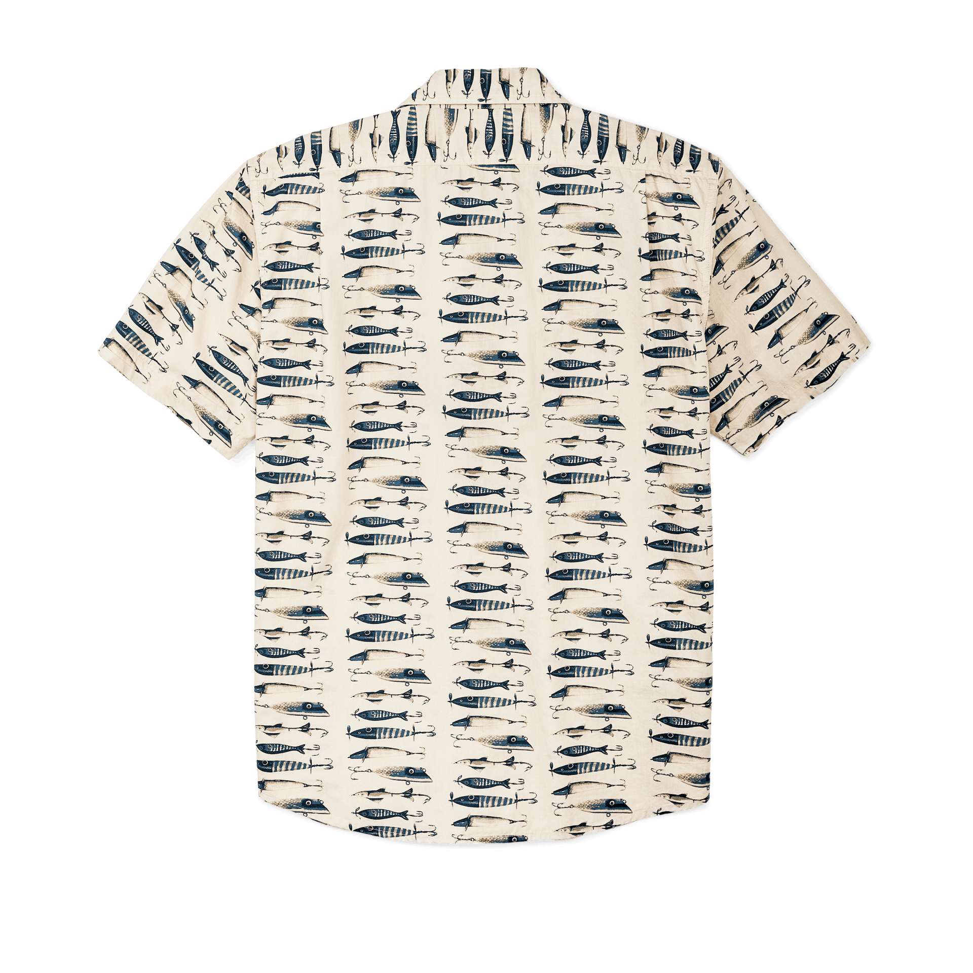 Washed Short Sleeve Feather Cloth Shirt
