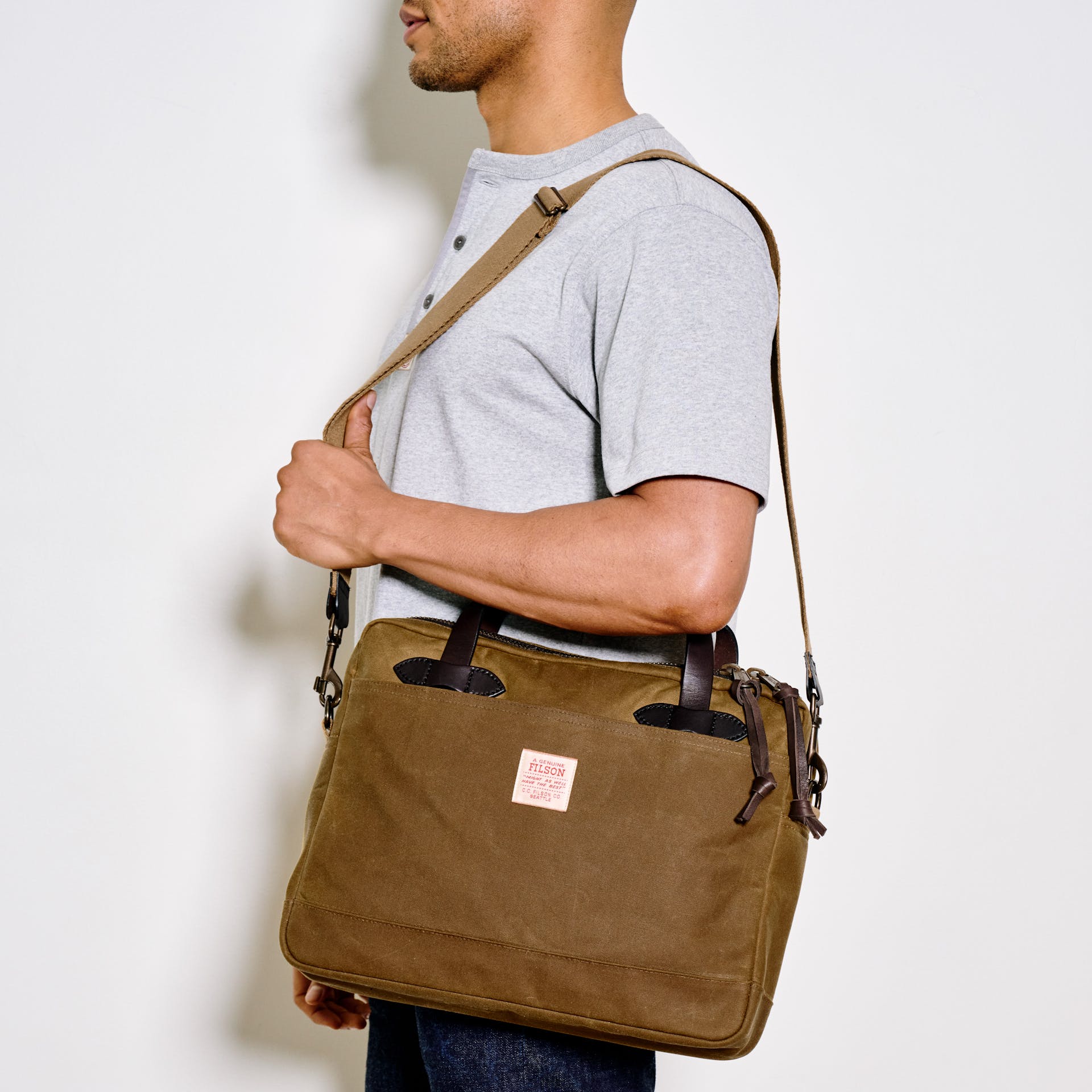 Tin Cloth Compact Briefcase