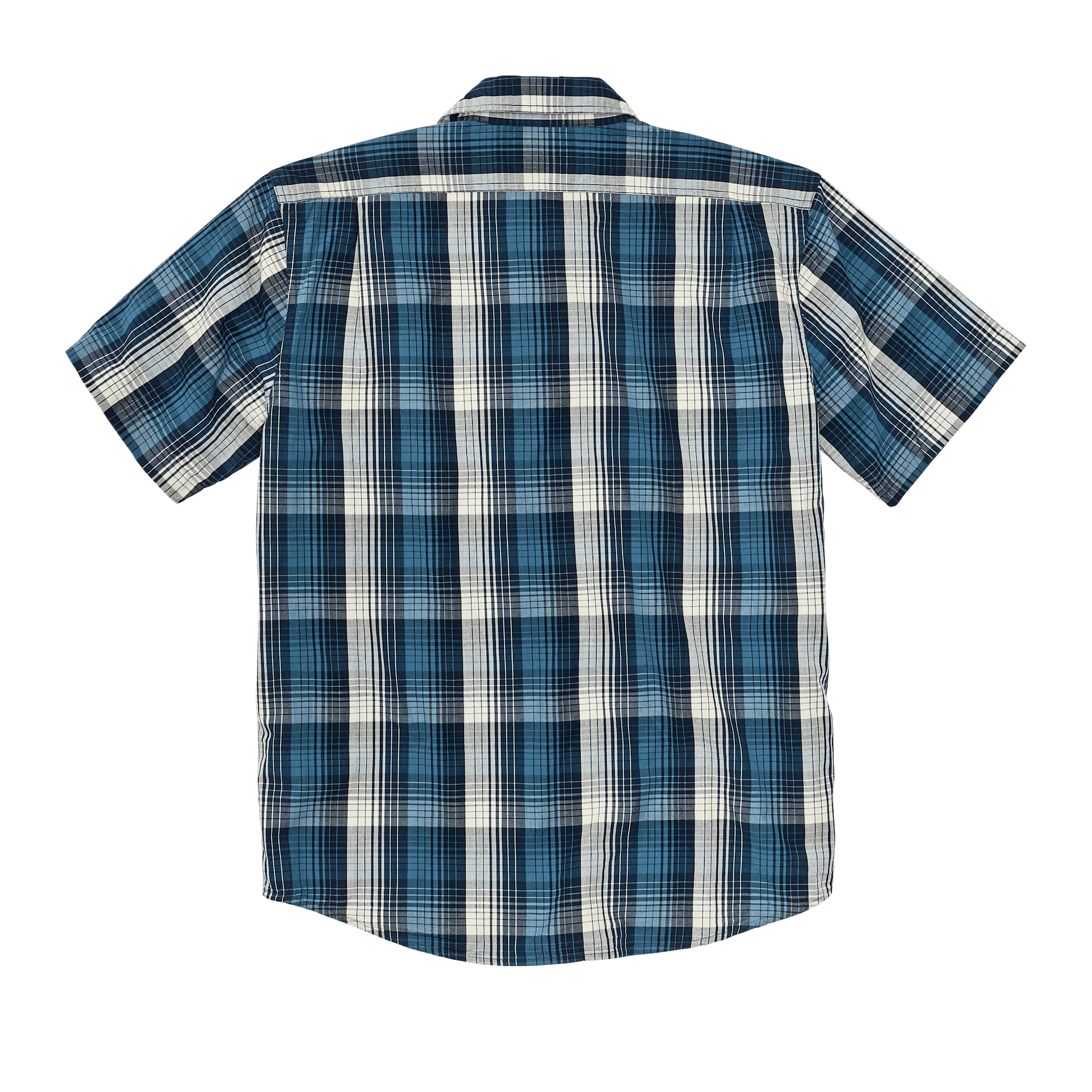 Washed Short Sleeve Feather Cloth Shirt