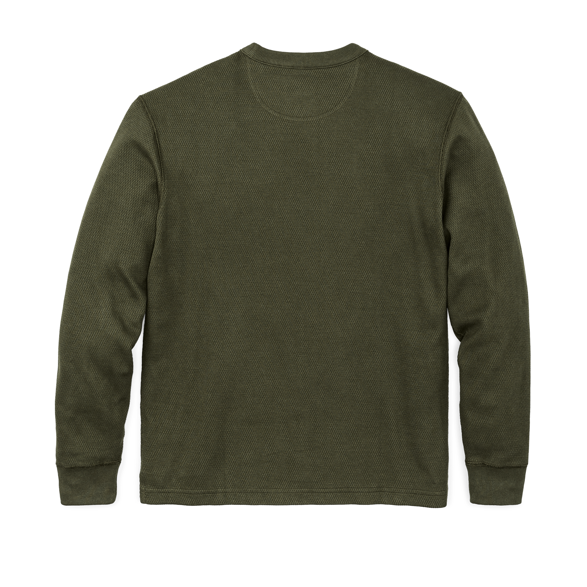 Waffle Knit Thermal Crewneck
