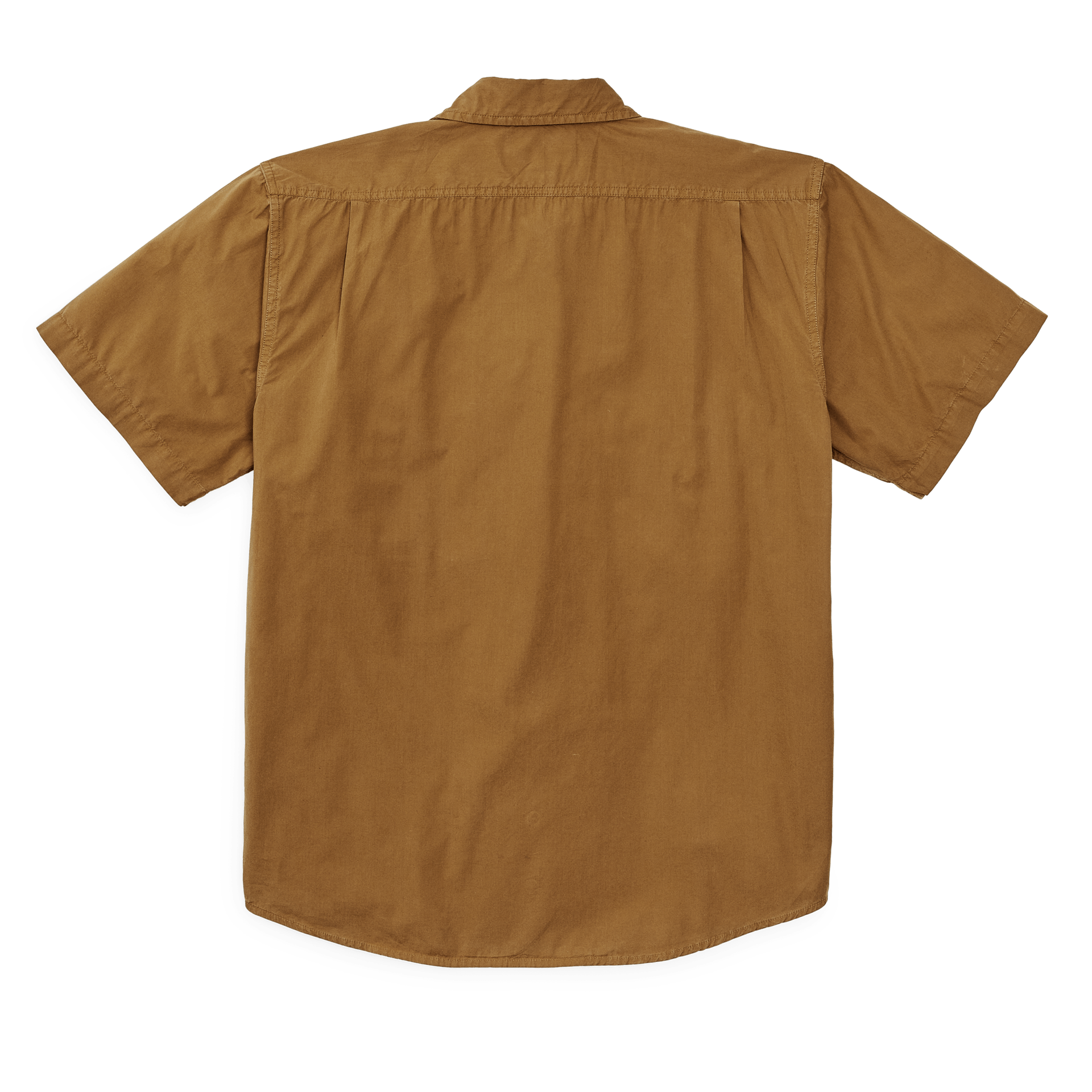 Washed Short Sleeve Feather Cloth Shirt