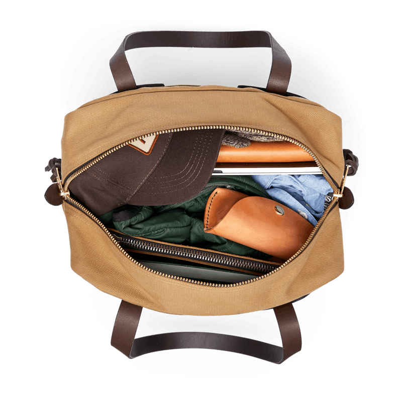Rugged Twill Zipper Tote Bag