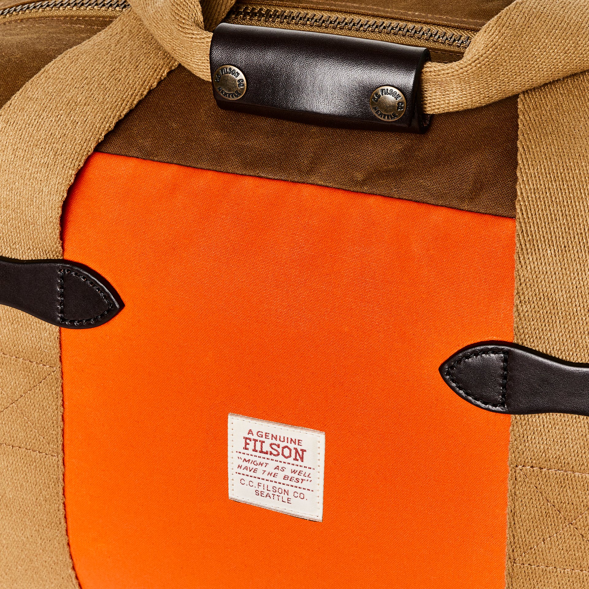 Small Tin Cloth Duffle Bag
