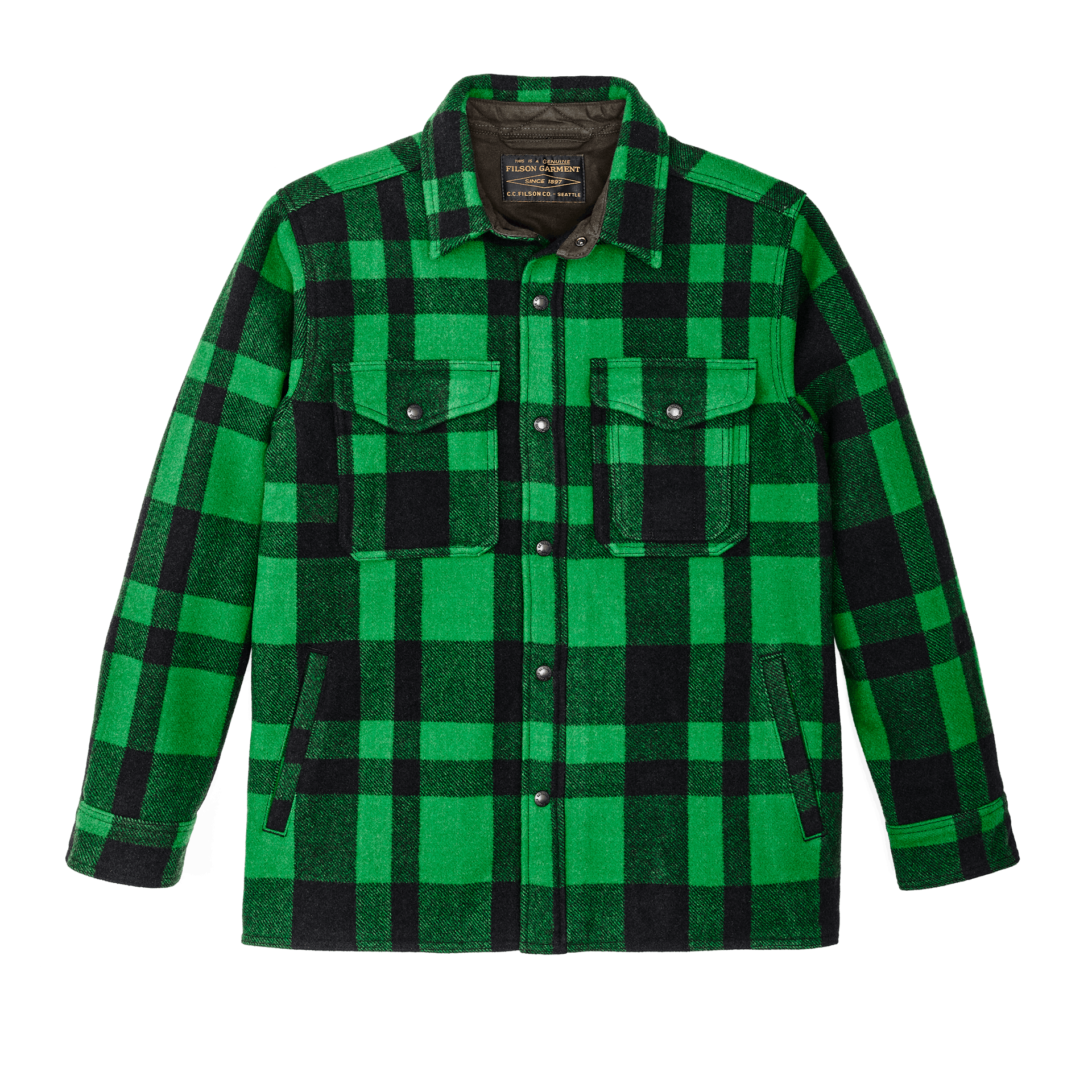 Lined Mackinaw Wool Jac-shirt