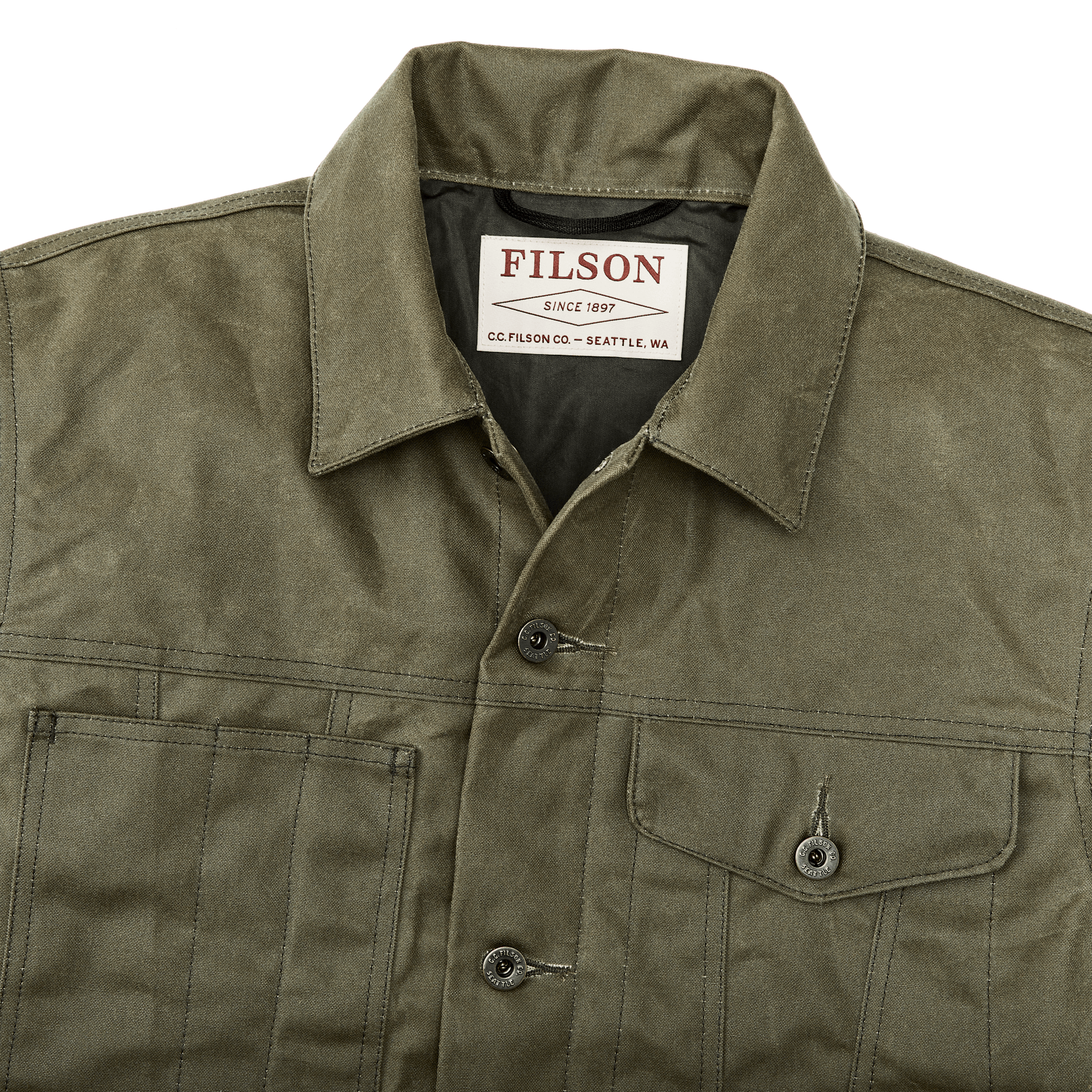 Tin Cloth Short Lined Cruiser Jacket