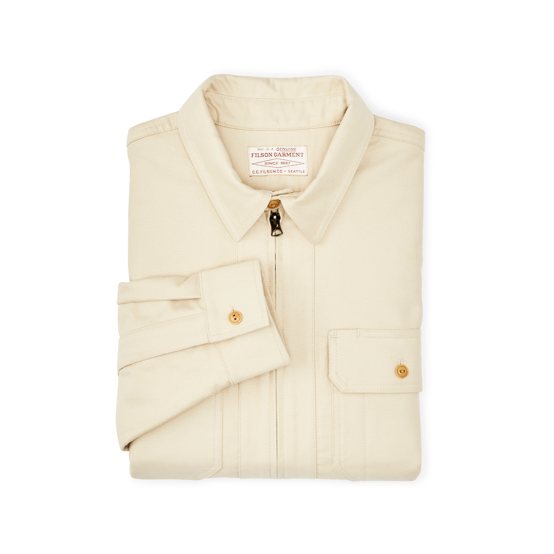 Moleskin Quarter Zip Shirt