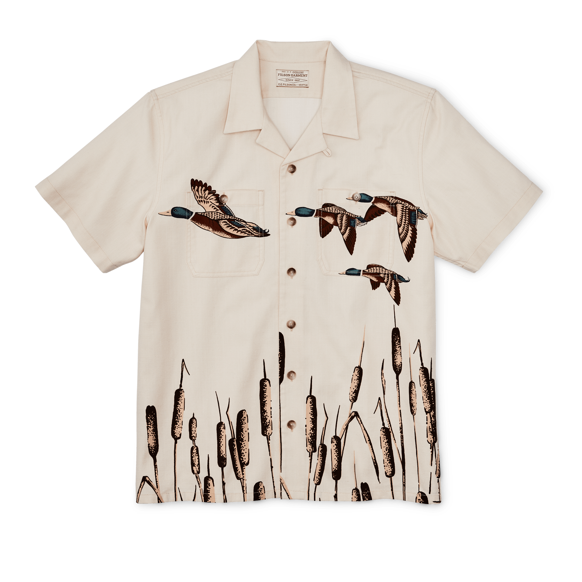 Rustic Short Sleeve Camp Shirt
