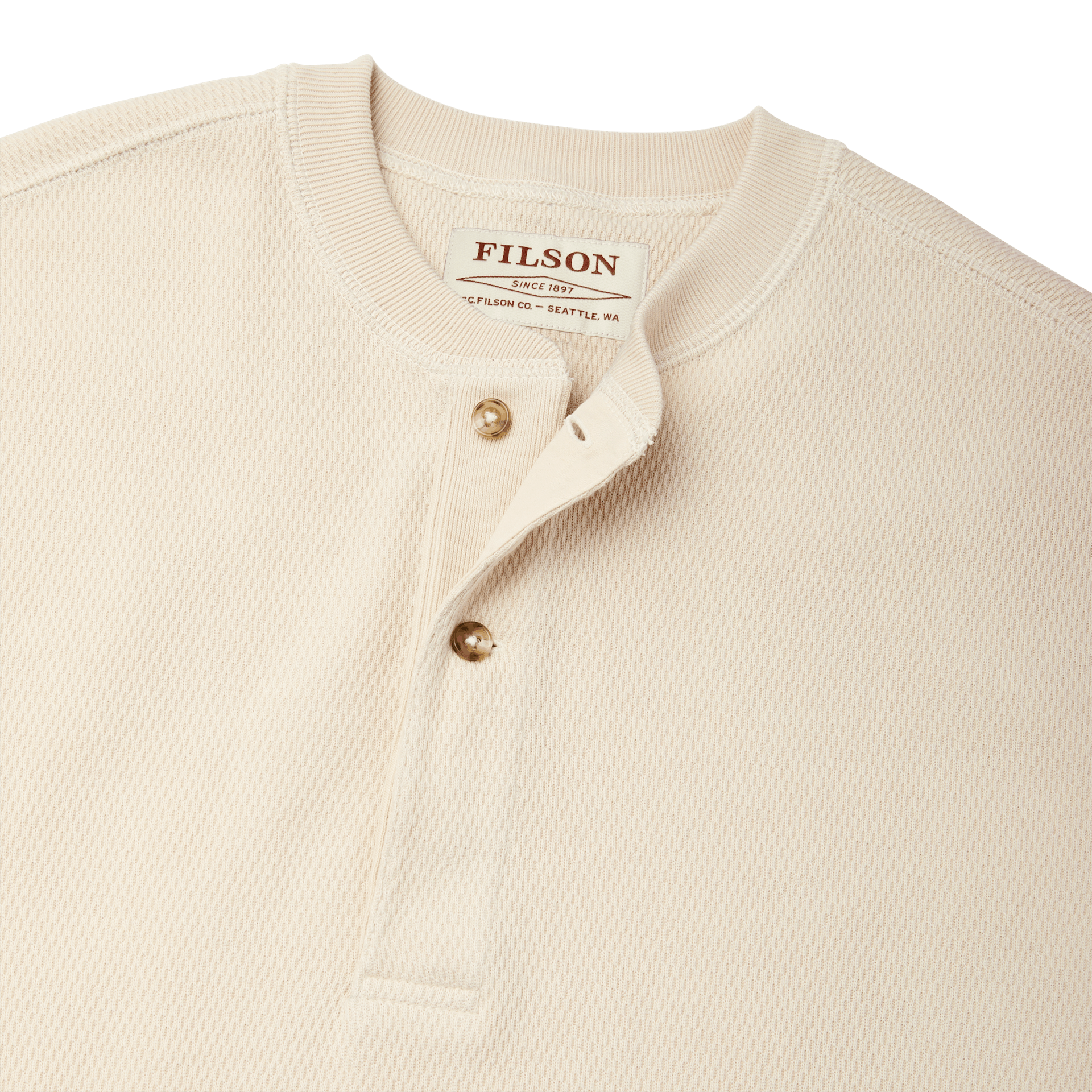 Waffle Knit Henley