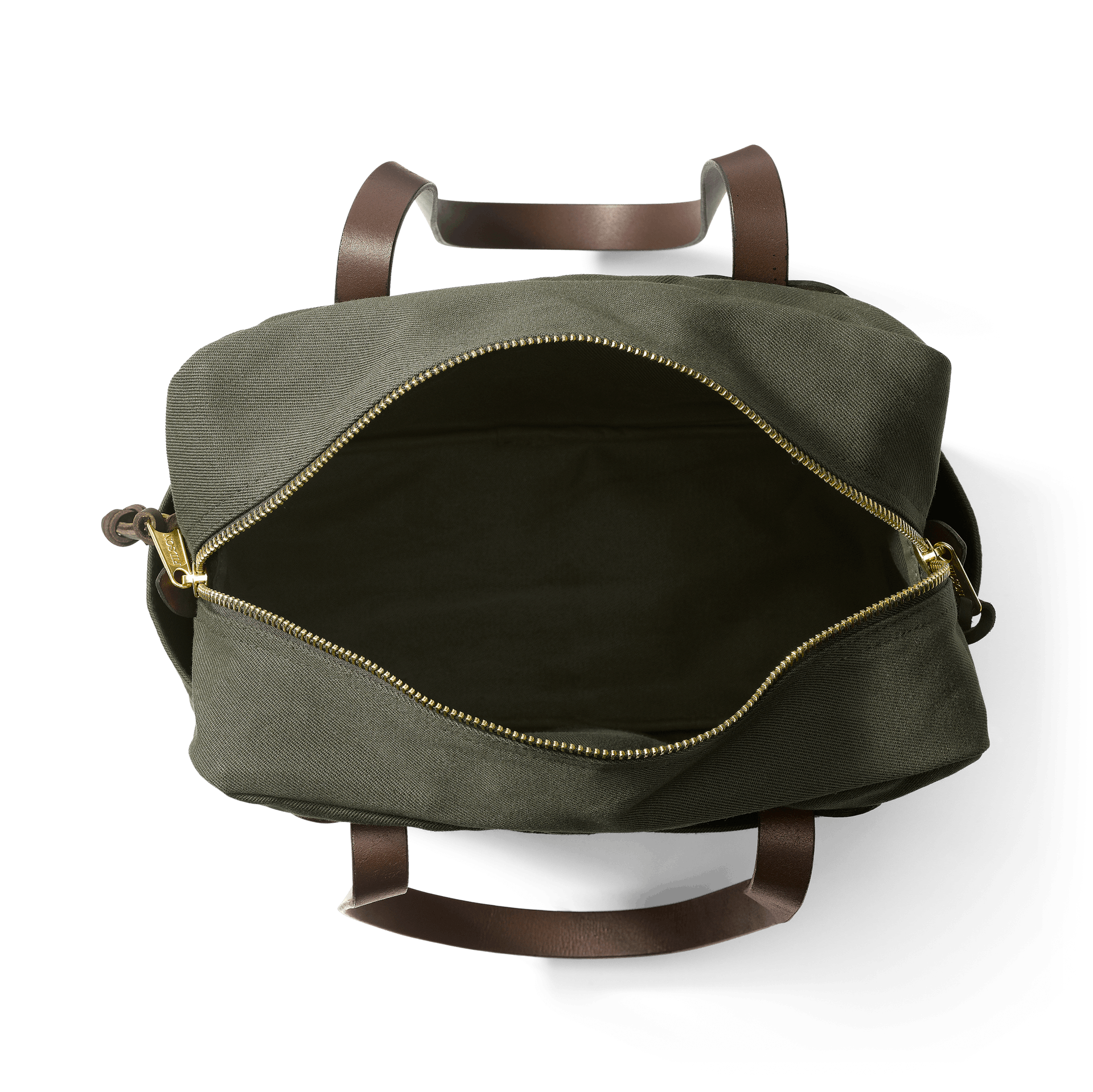 Rugged Twill Tote Bag With Zipper