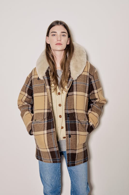 Women's Lined Wool Packer Coat