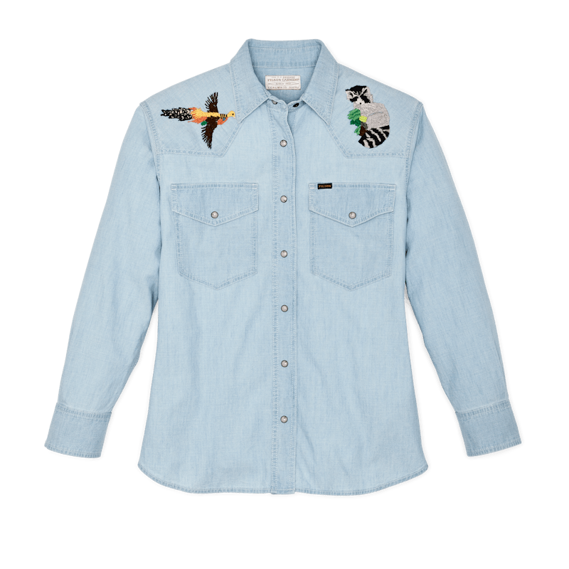 Women's Embroidered Western Shirt