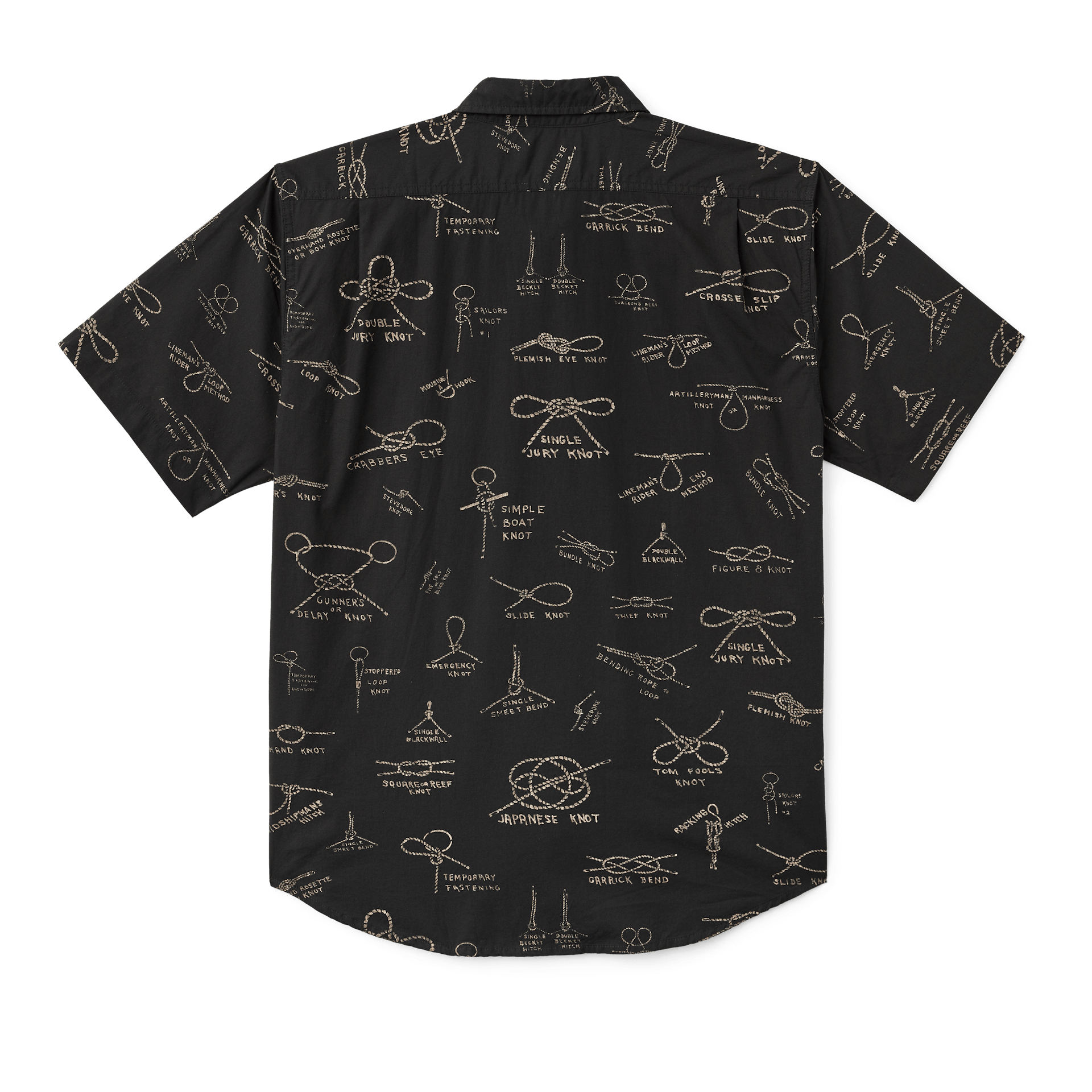 Washed Short Sleeve Feather Cloth Shirt