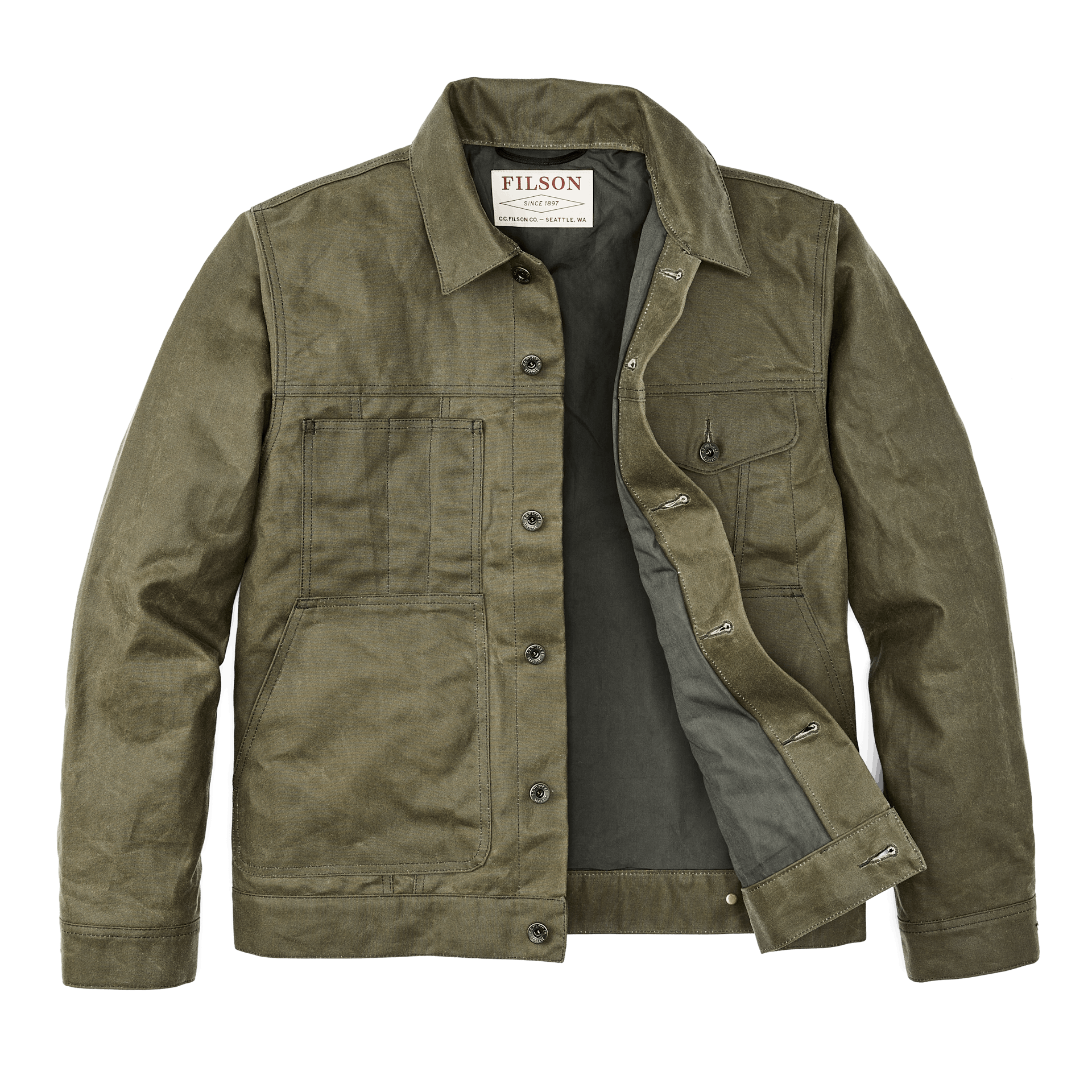 Tin Cloth Short Lined Cruiser Jacket