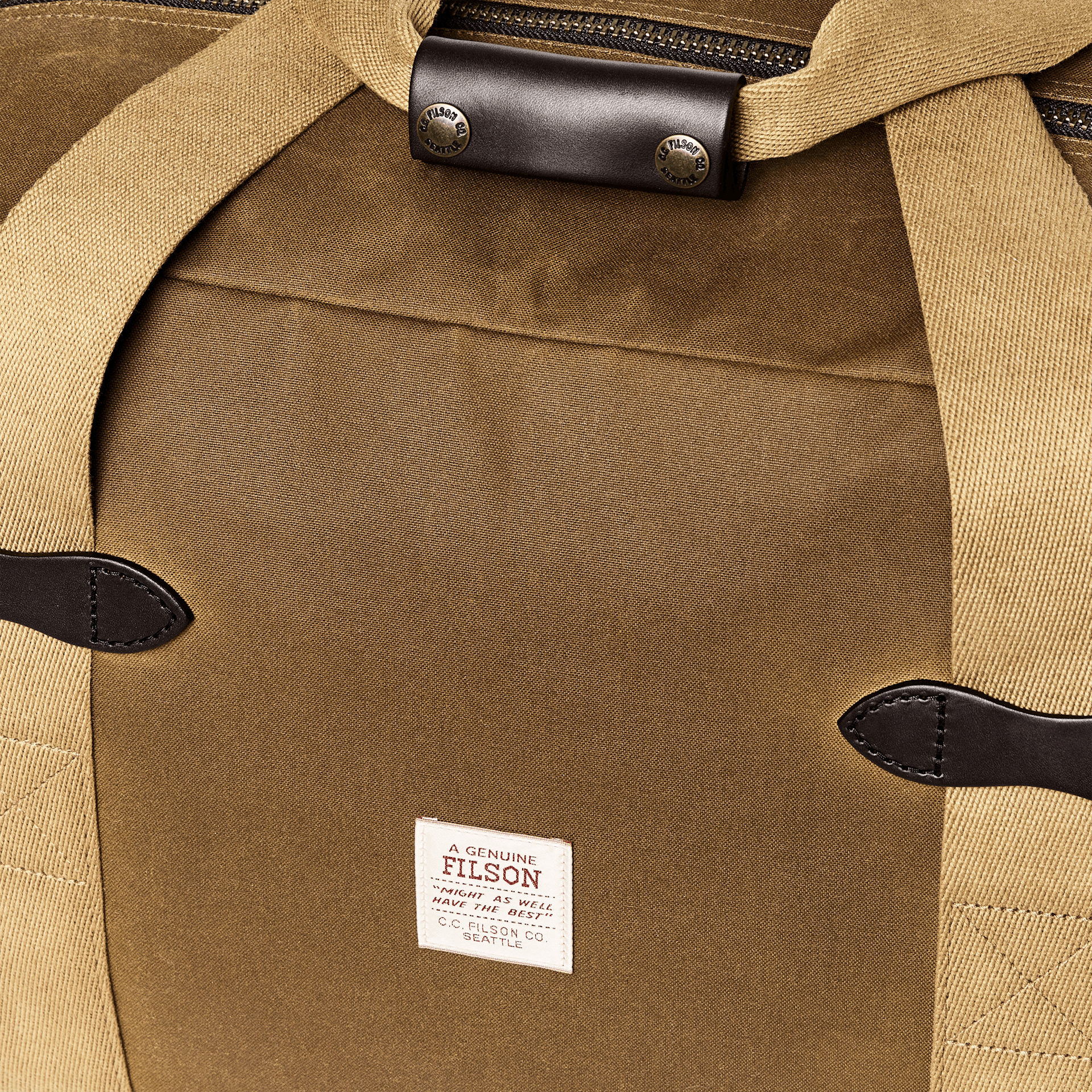 Medium Tin Cloth Duffle Bag