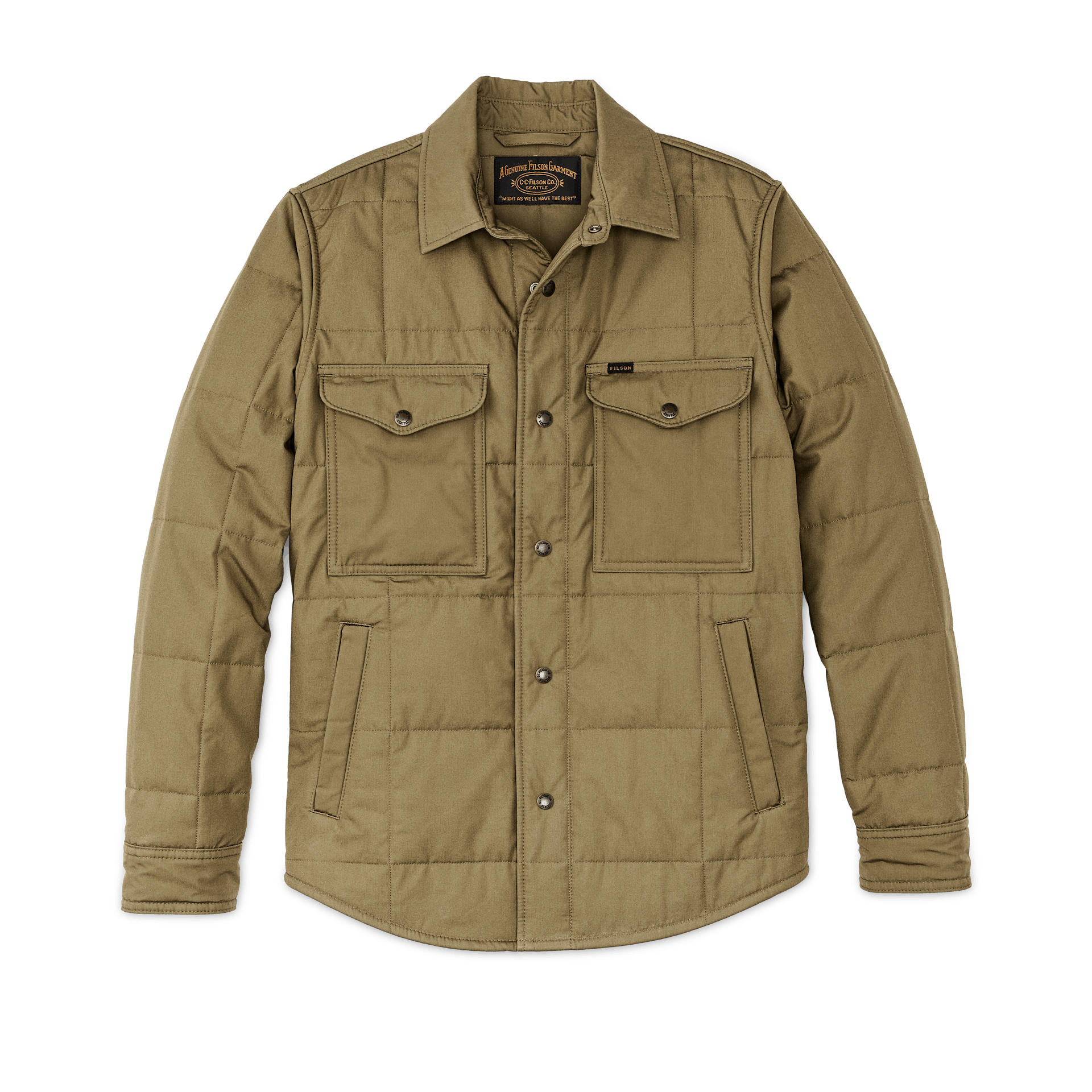 Cover Cloth Quilted Jac-shirt