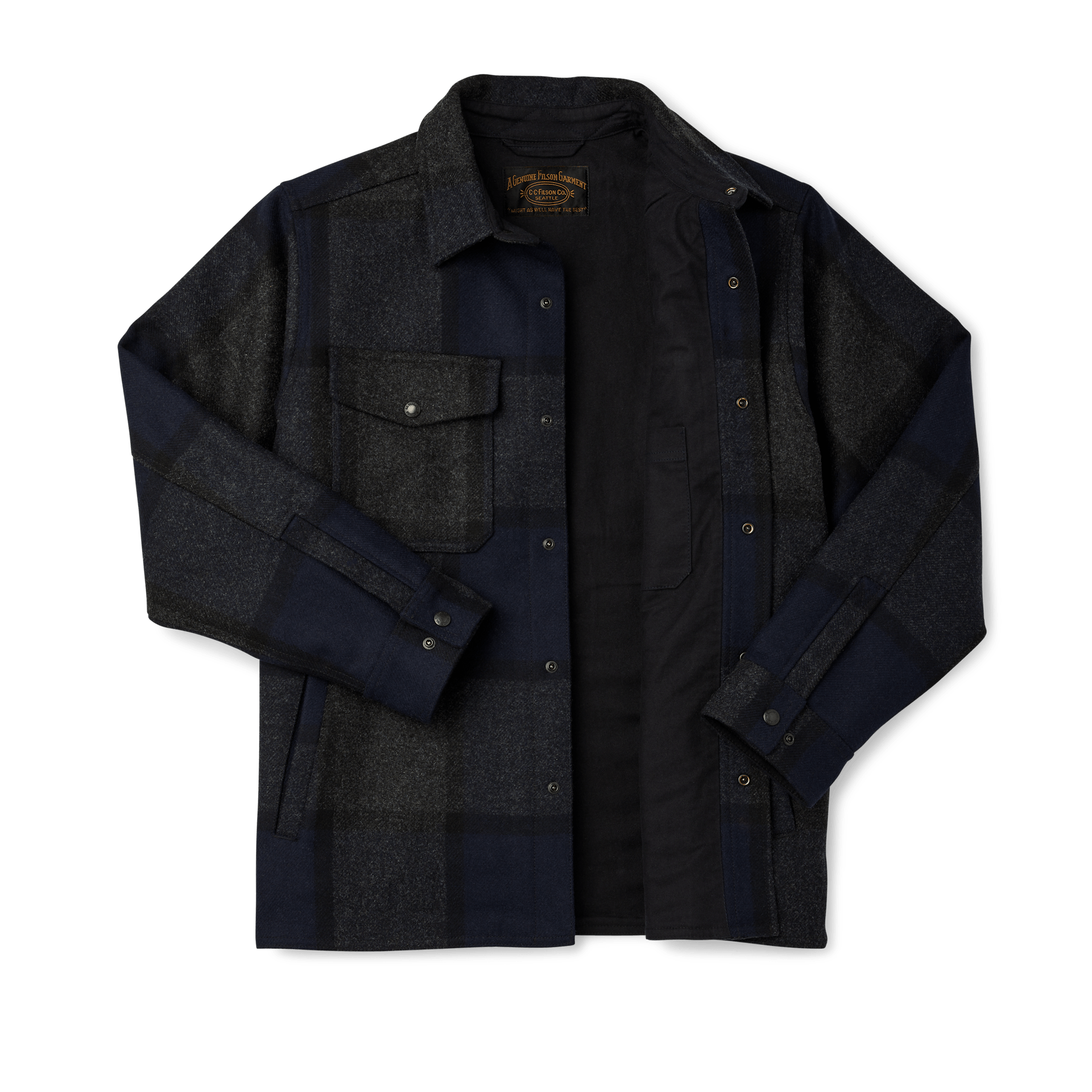 Lined Mackinaw Wool Jac-shirt