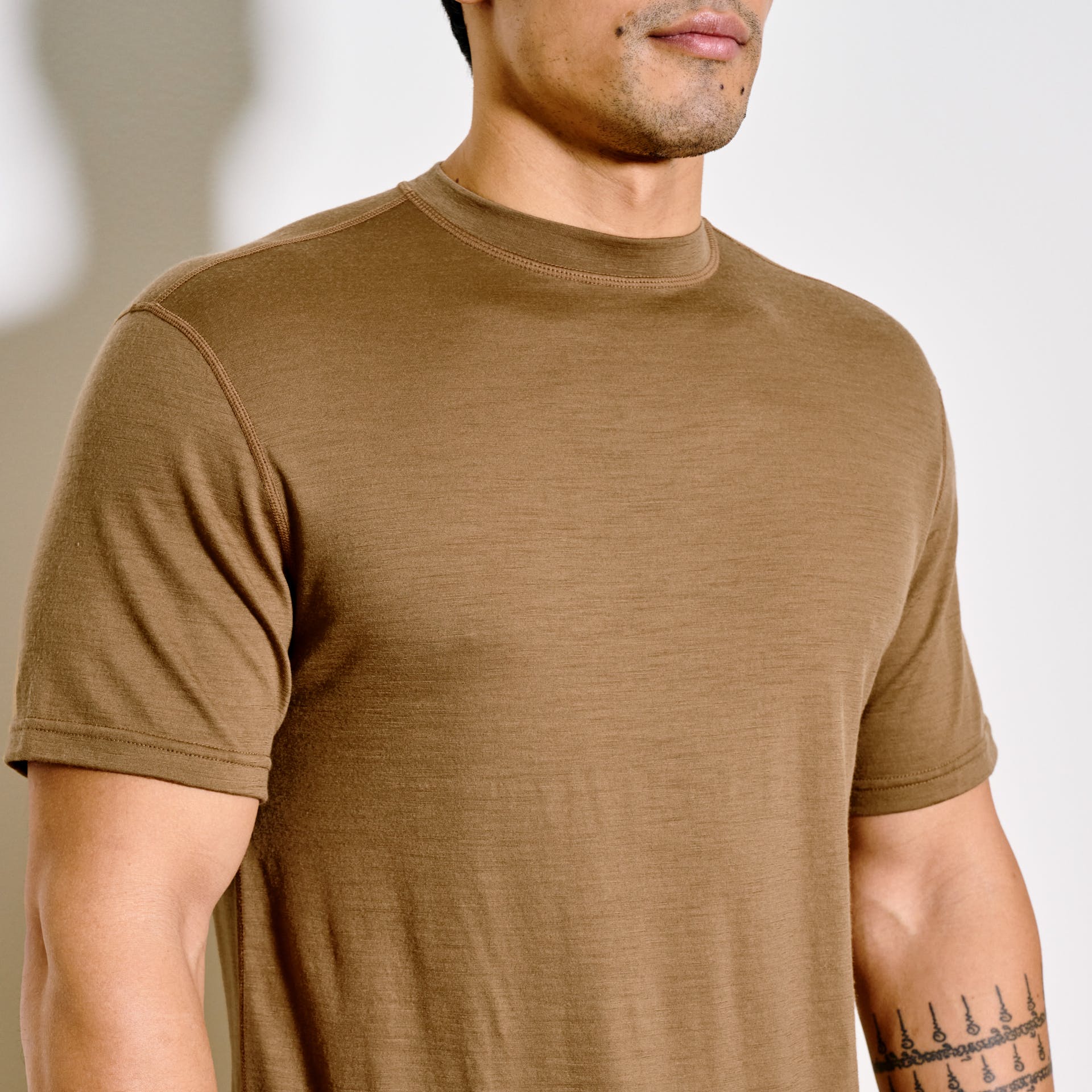 210G Merino Wool Short Sleeve Crewneck