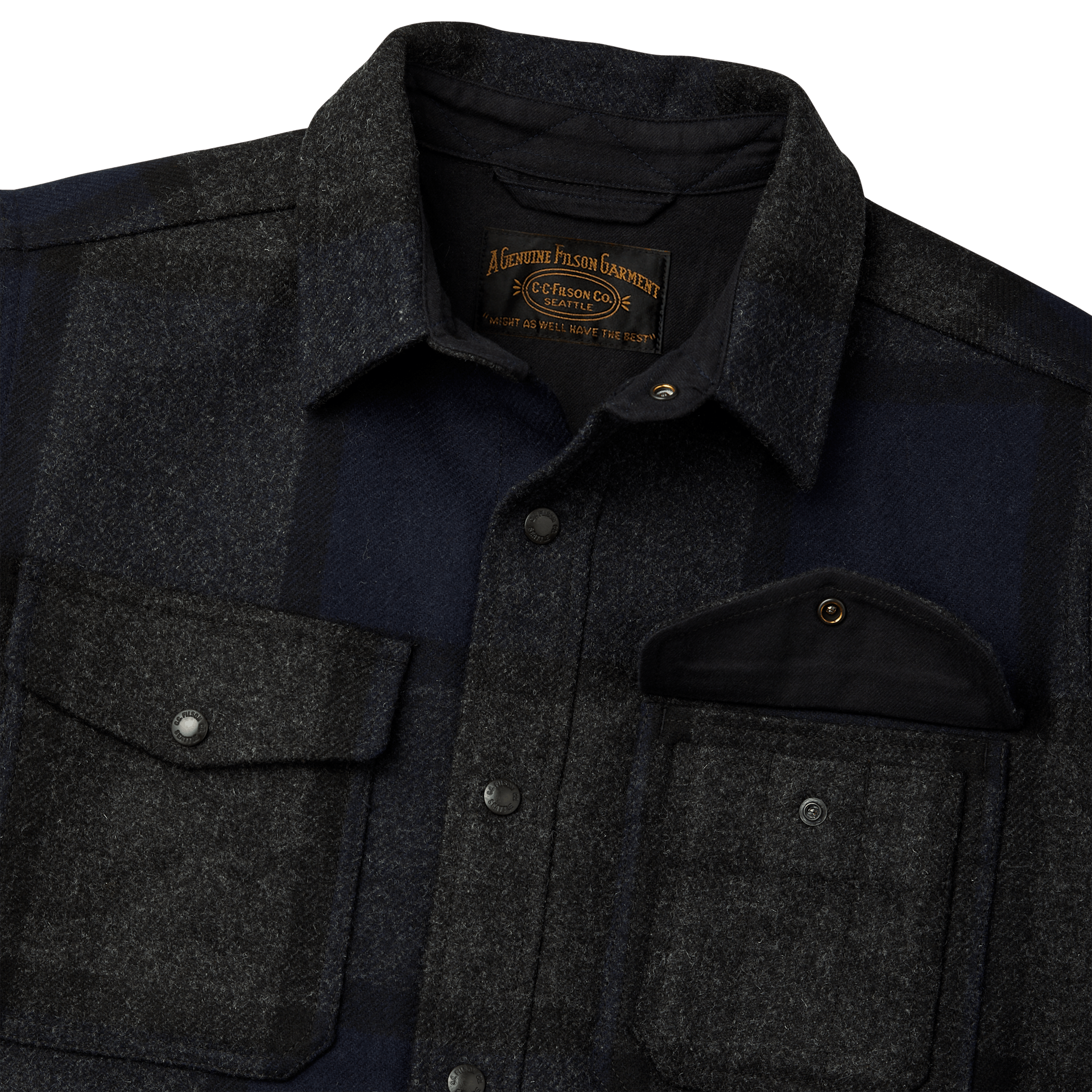 Lined Mackinaw Wool Jac-shirt