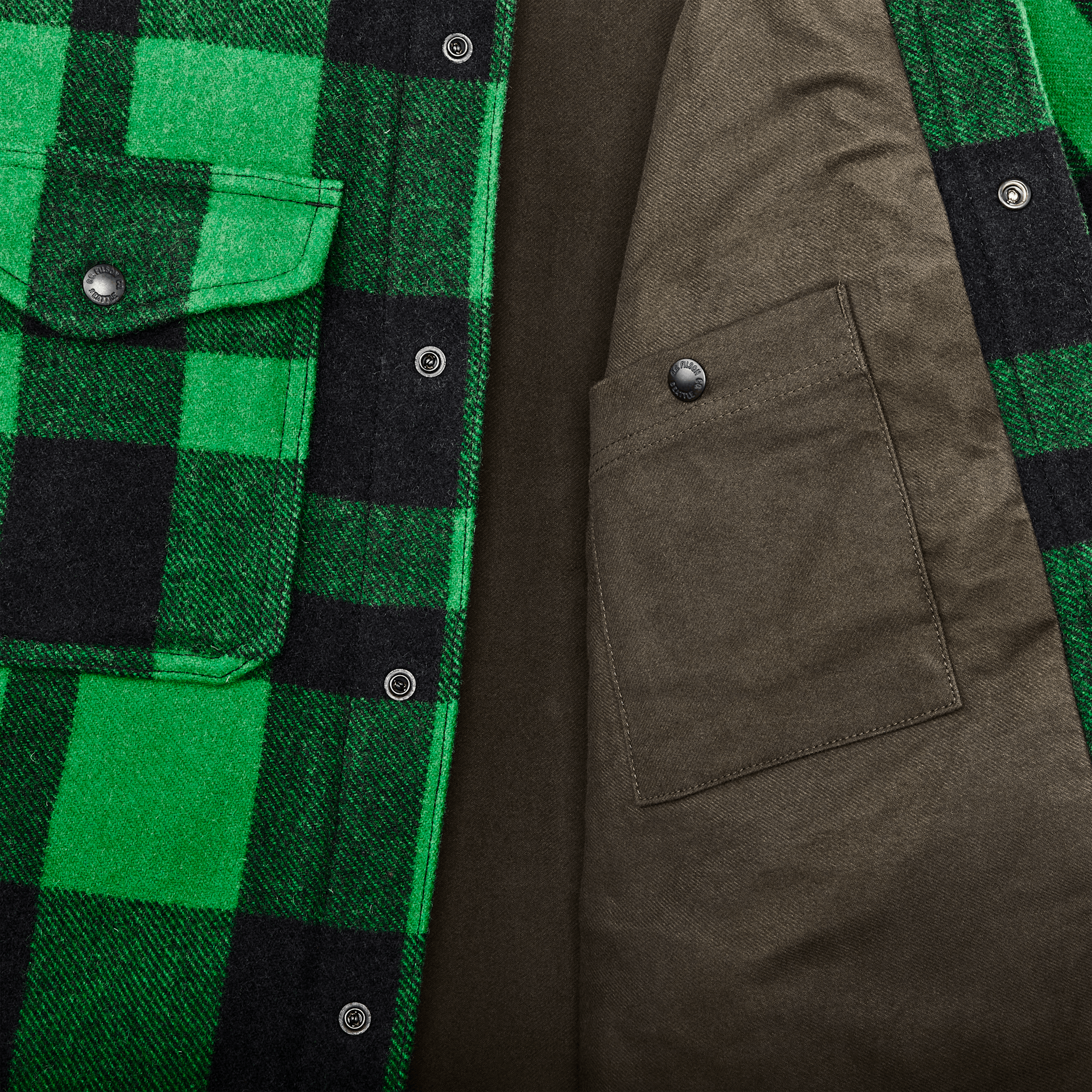 Lined Mackinaw Wool Jac-shirt