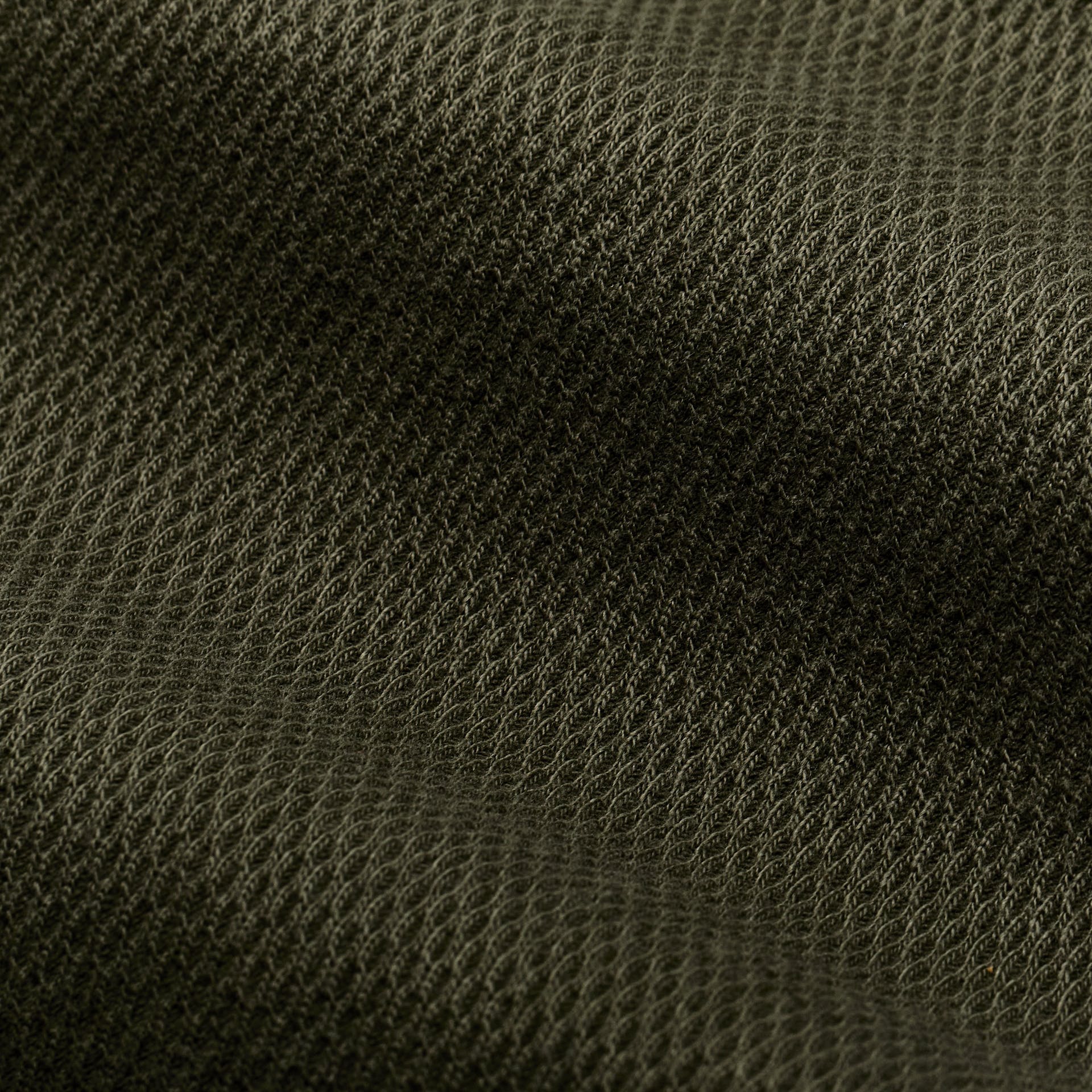 Waffle Knit Thermal Crewneck